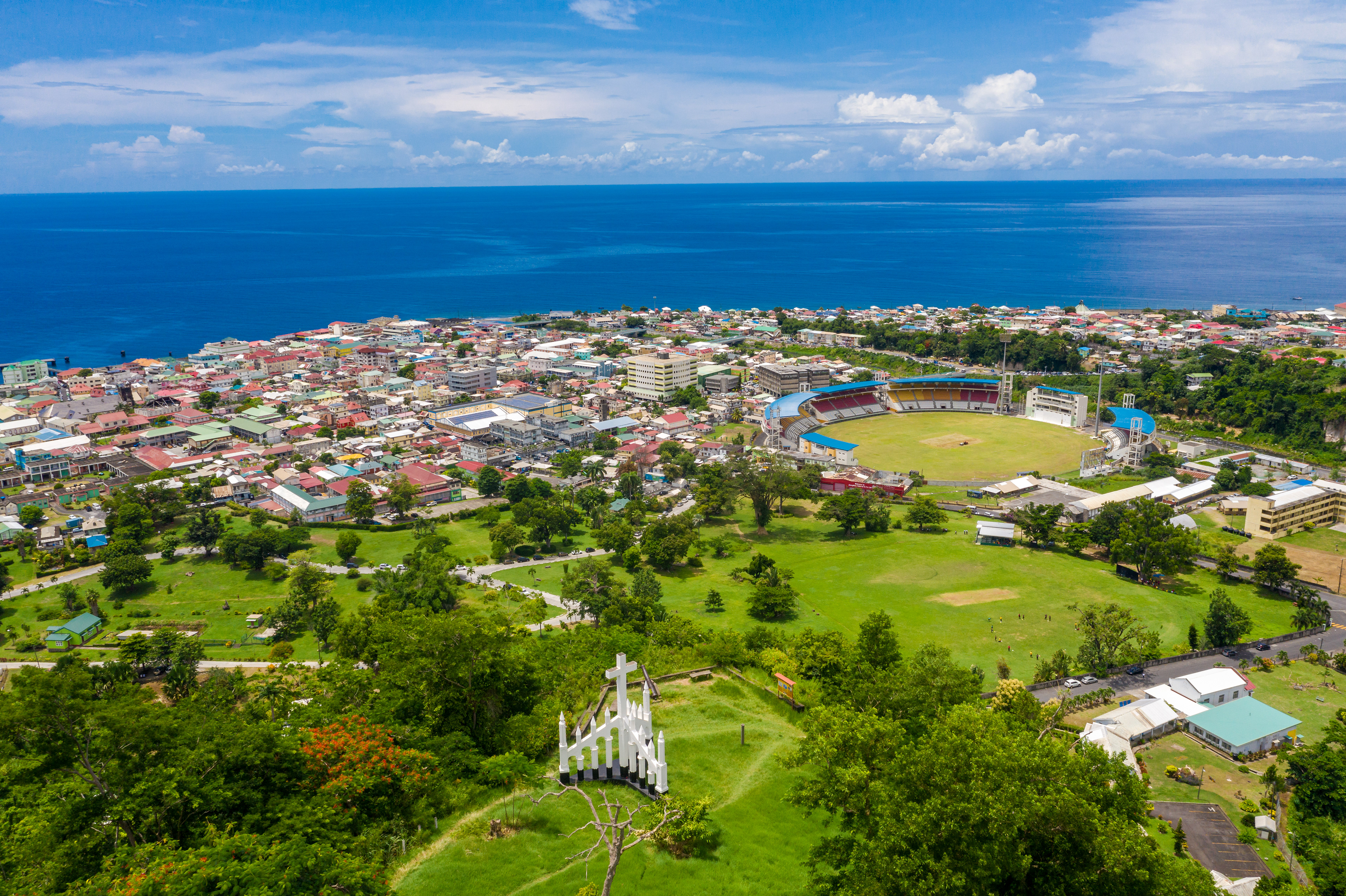 Roseau Aerial photo