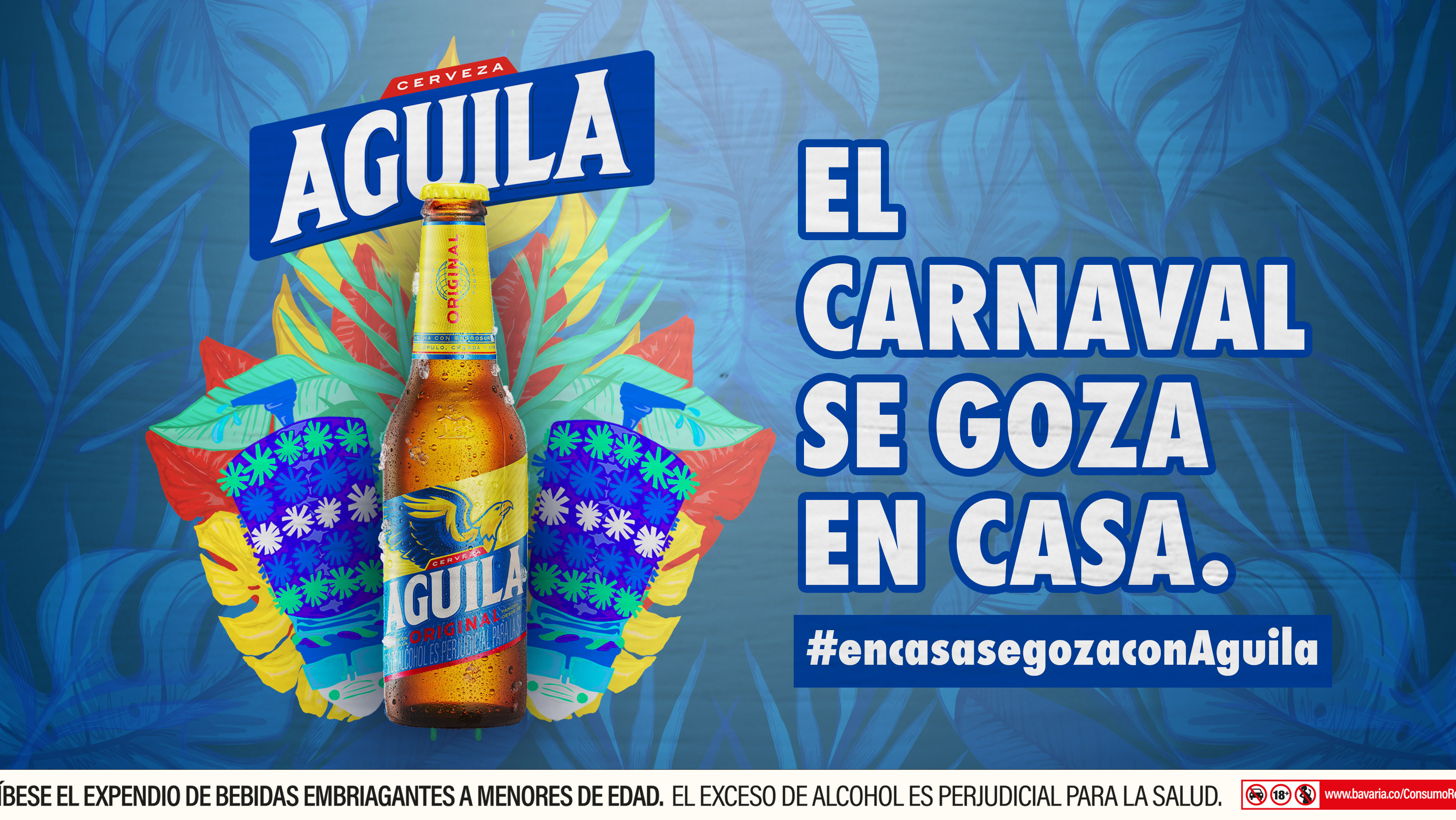Angela Padilla - Cerveza Aguila - Campaign Design Carnaval for Sin Filtr