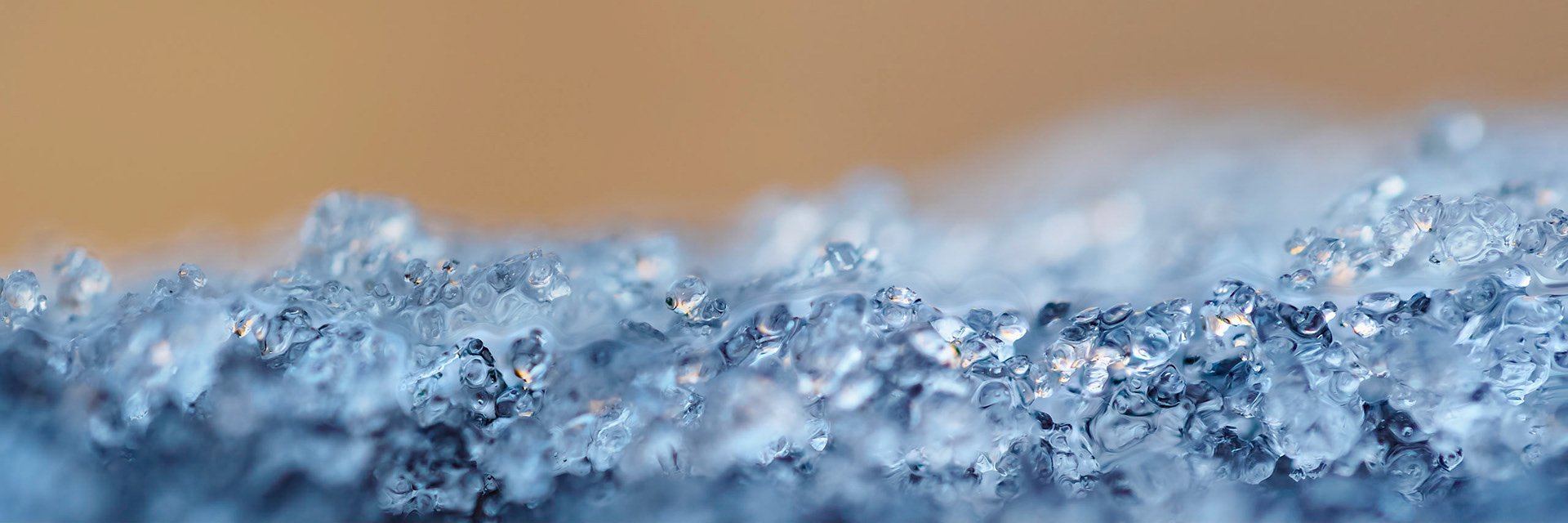 Macro of ice mimicking a frozen river