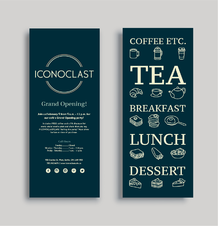 Informative Rack Card