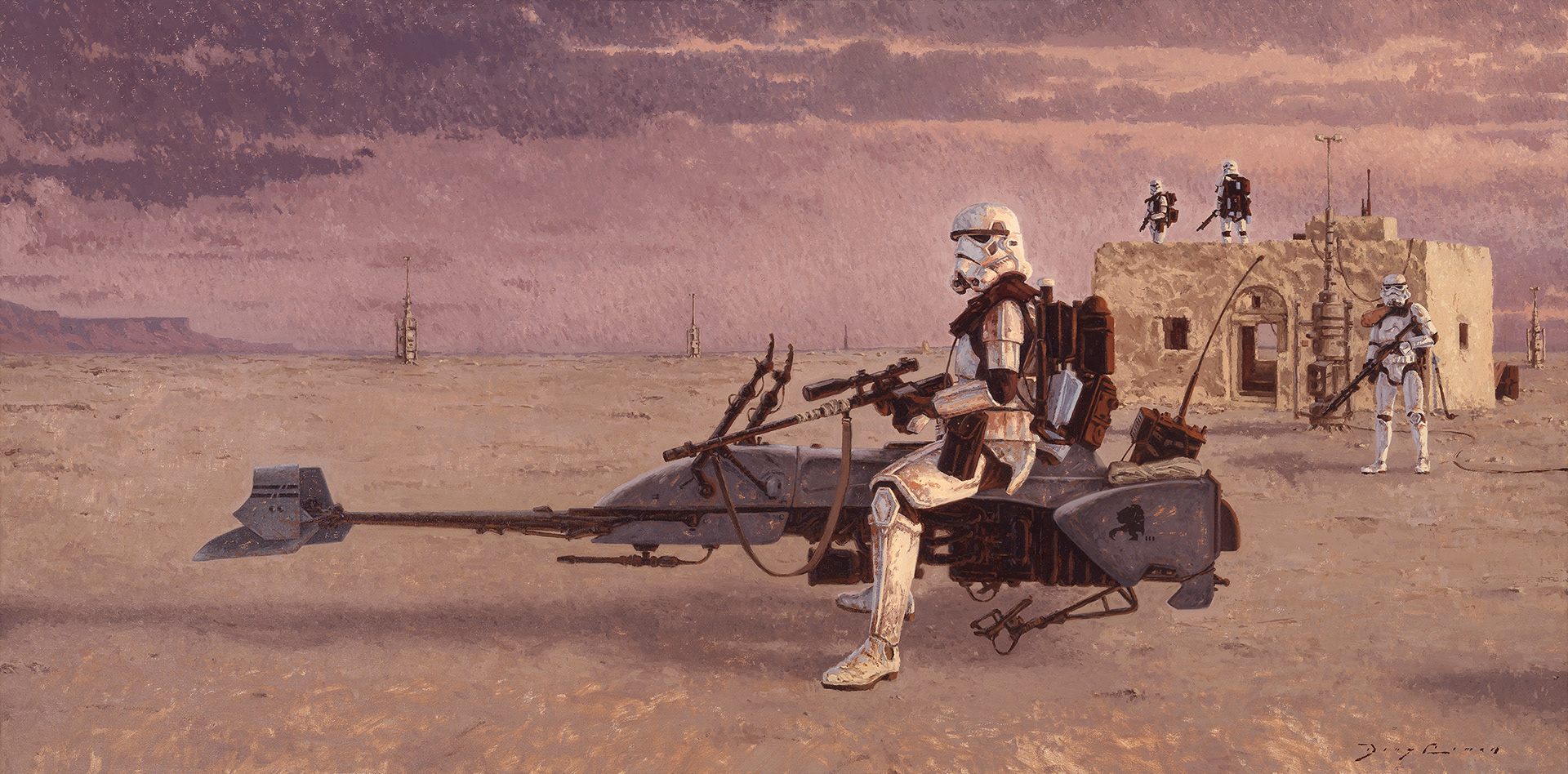 "Outpost" - Star Wars Celebration, limited-edition print