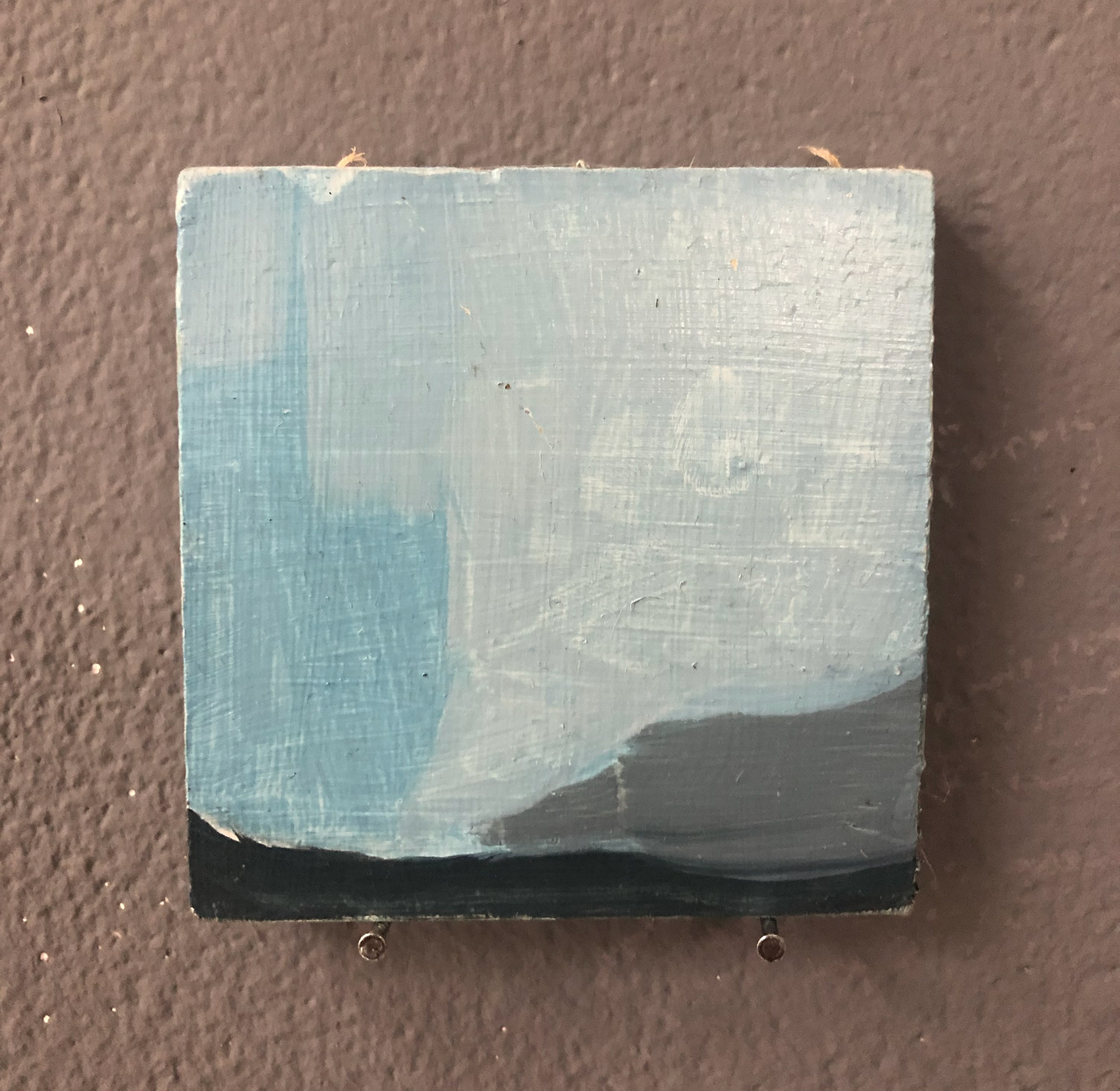 Cold Holiday - oil on board