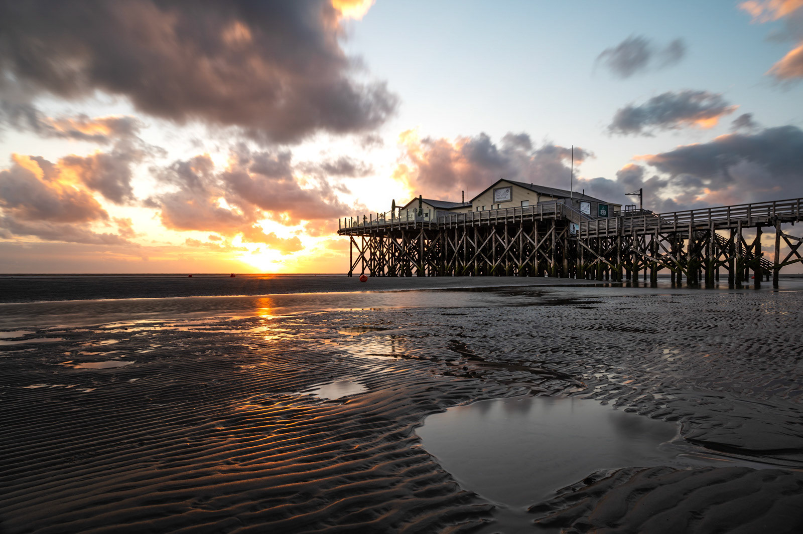 Sankt Peter Ording Strandbar 54° Nord