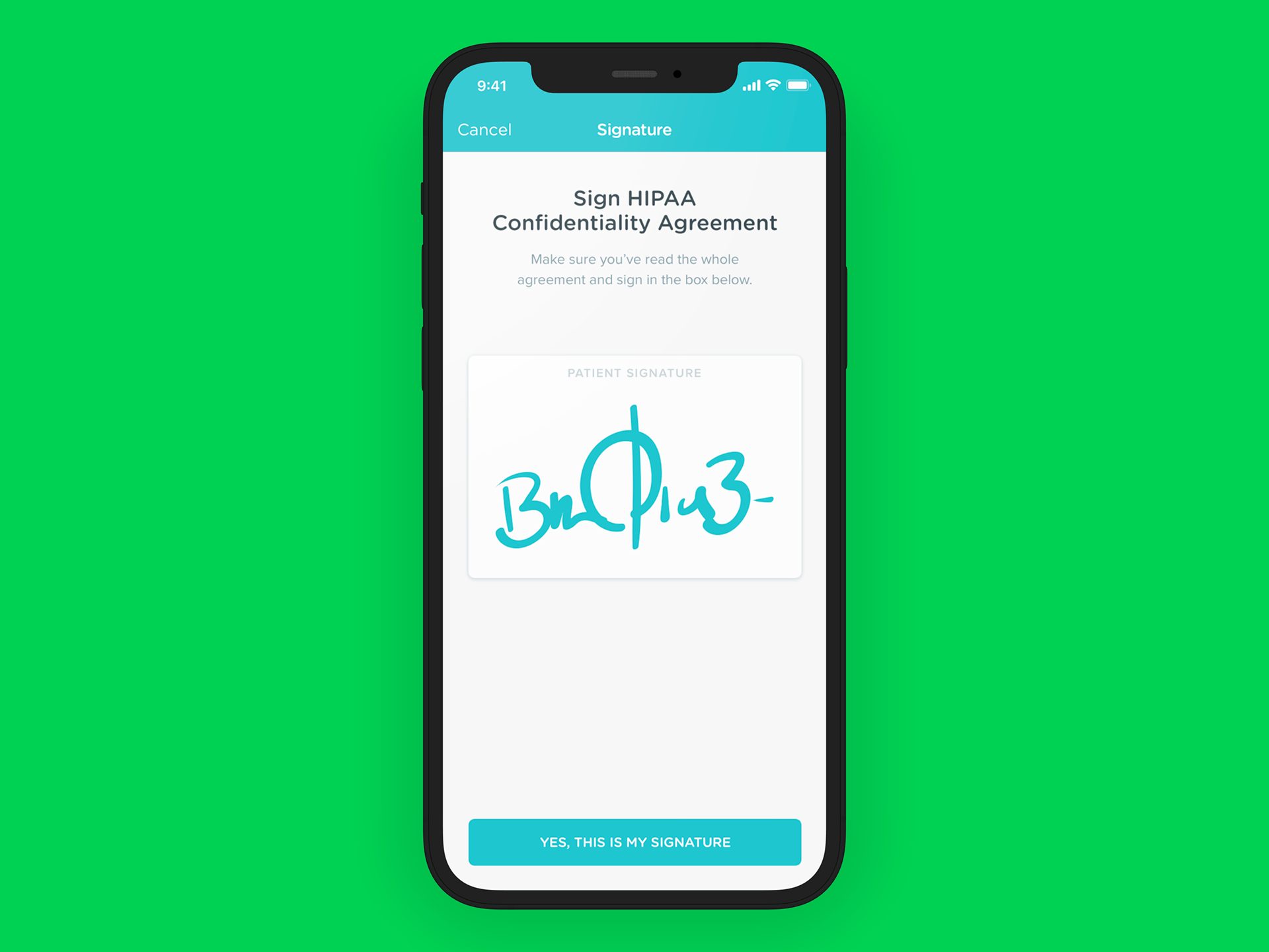 Add your signature.
