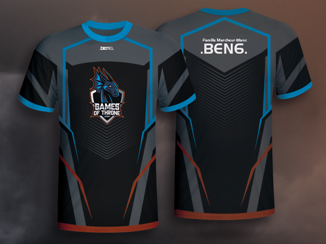 Download Maude Custinne Jersey Gaming Team Mockup