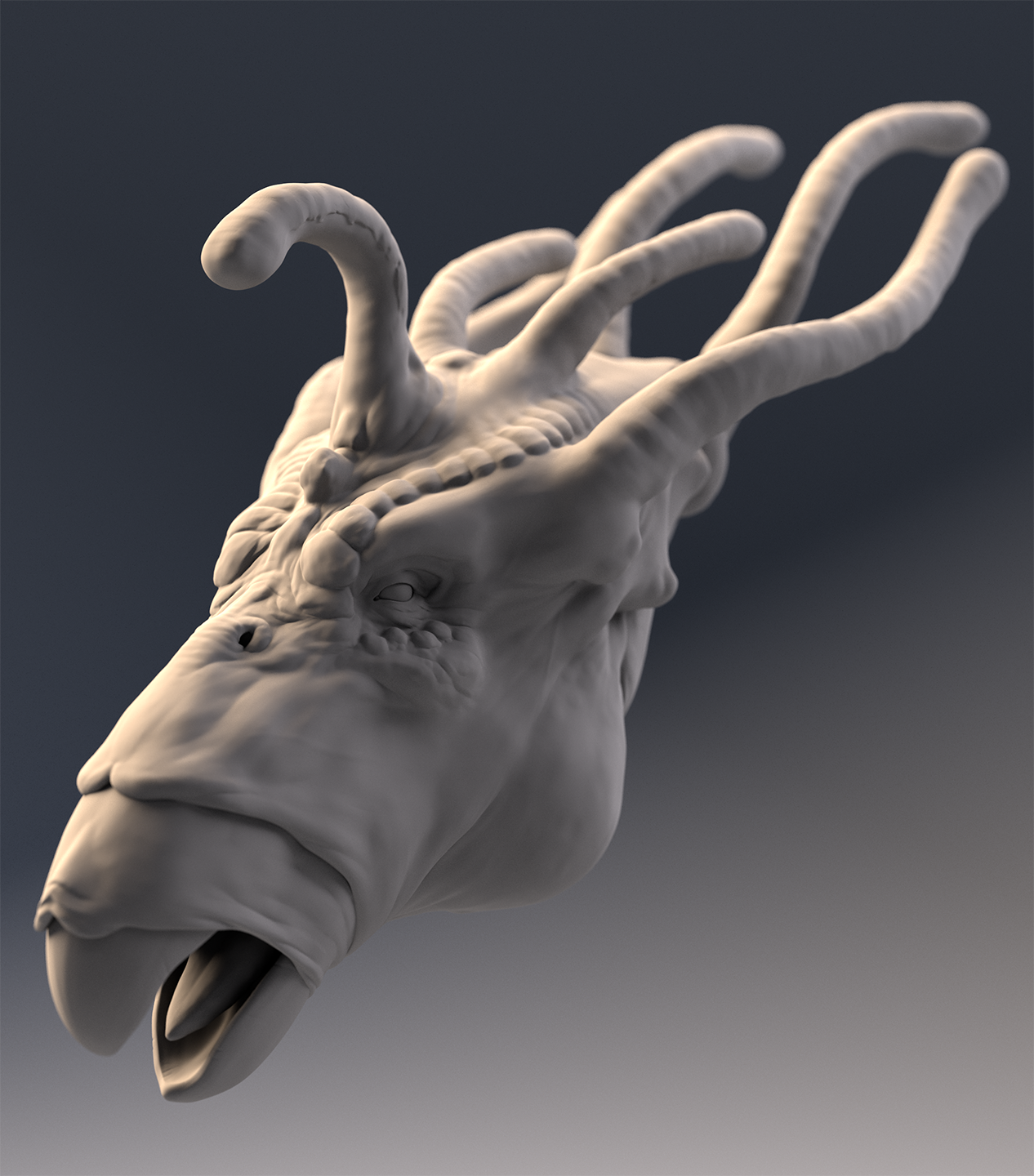 Mugwump model from concept (WIP)