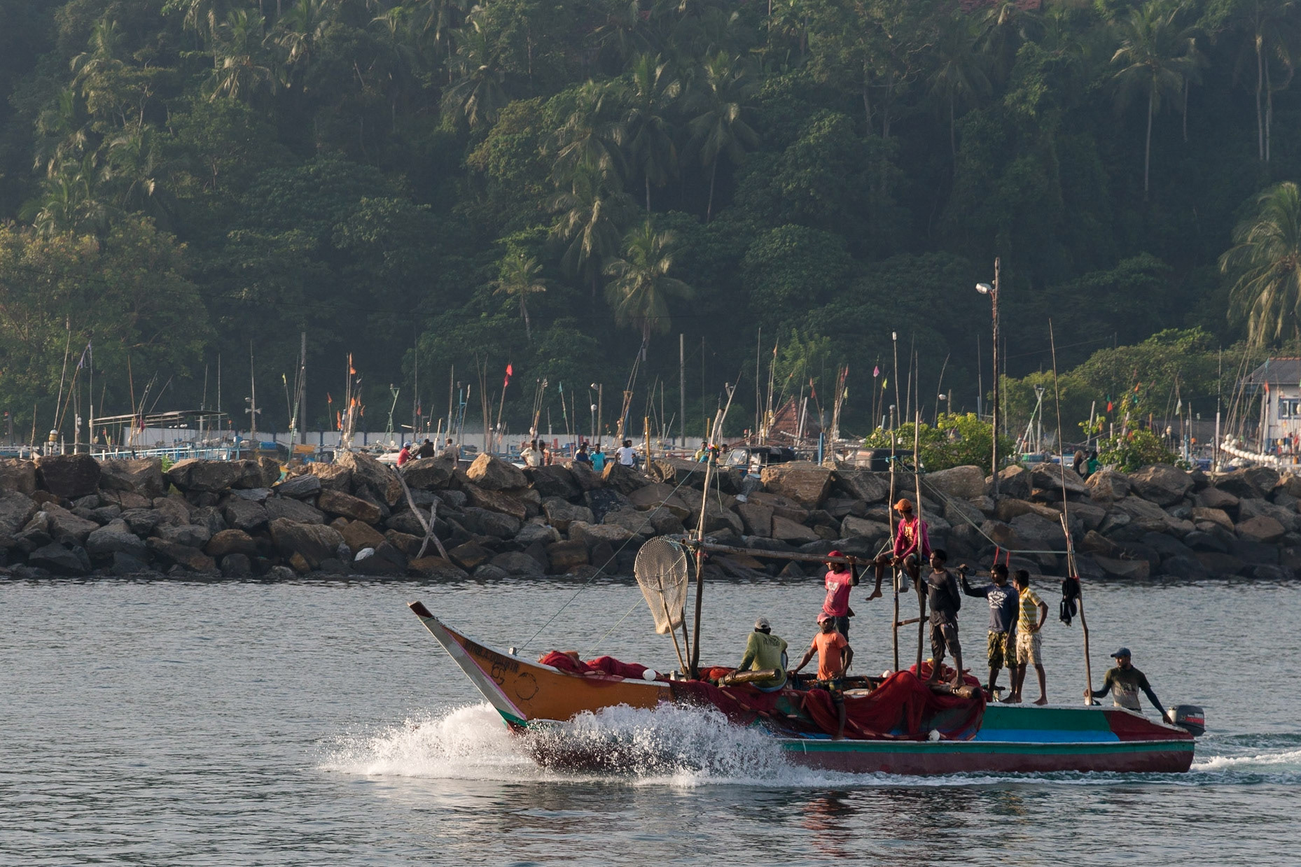 Sri Lanka, Mirissa Harbor