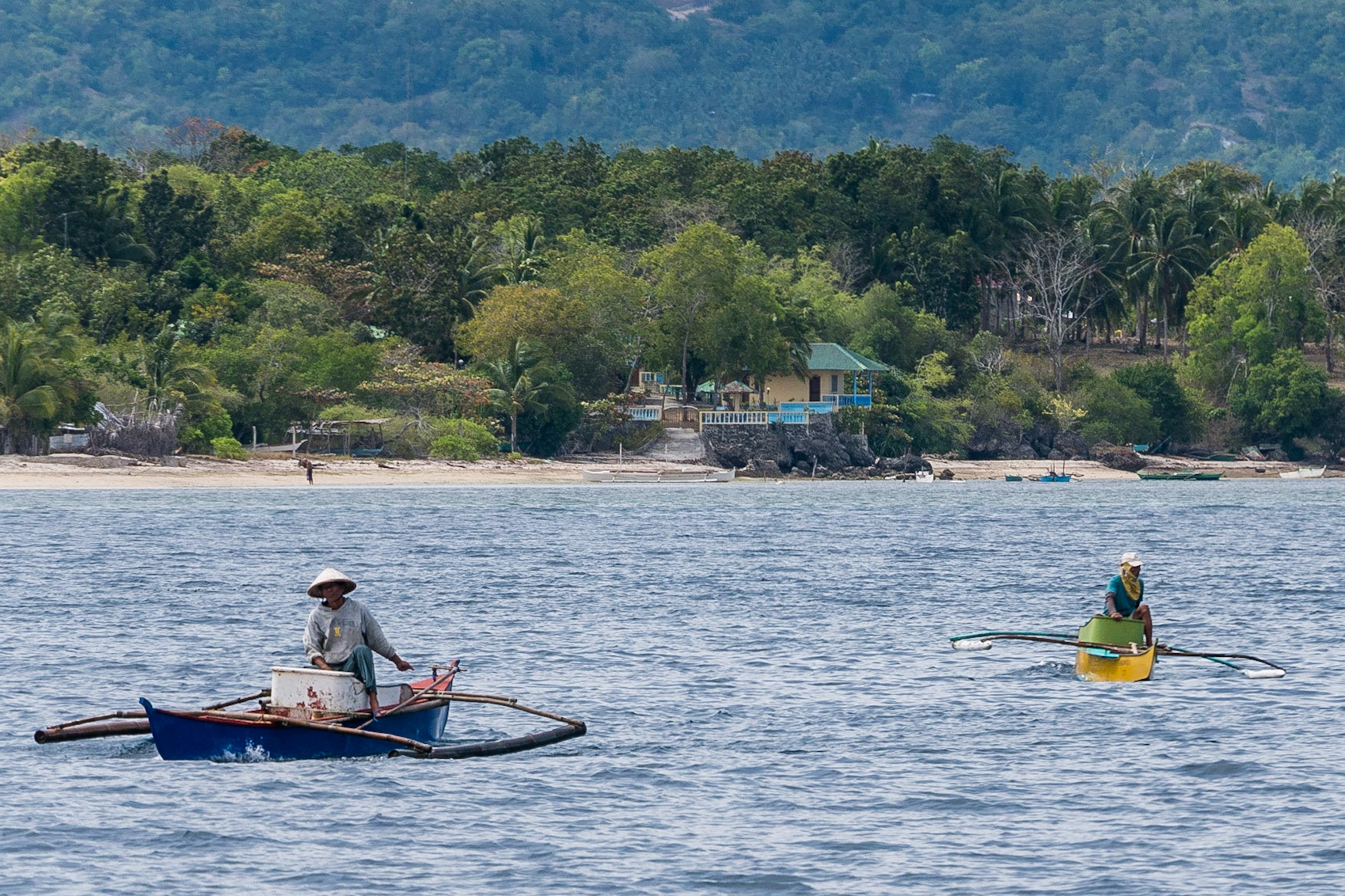 The Philippines, banca fishing boat,