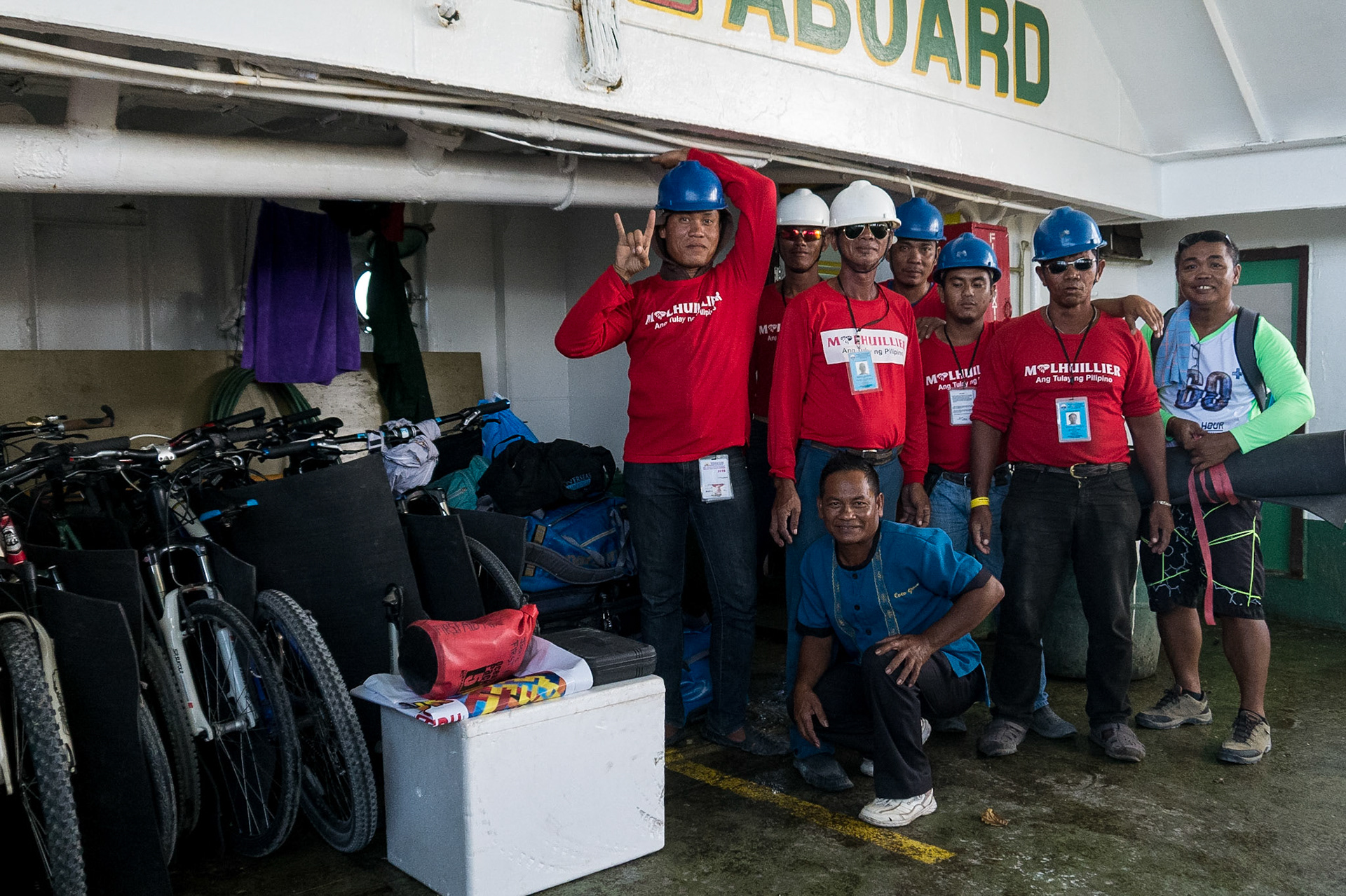 The Philippines, ferry boat ride from Siquijor to Negros Islands