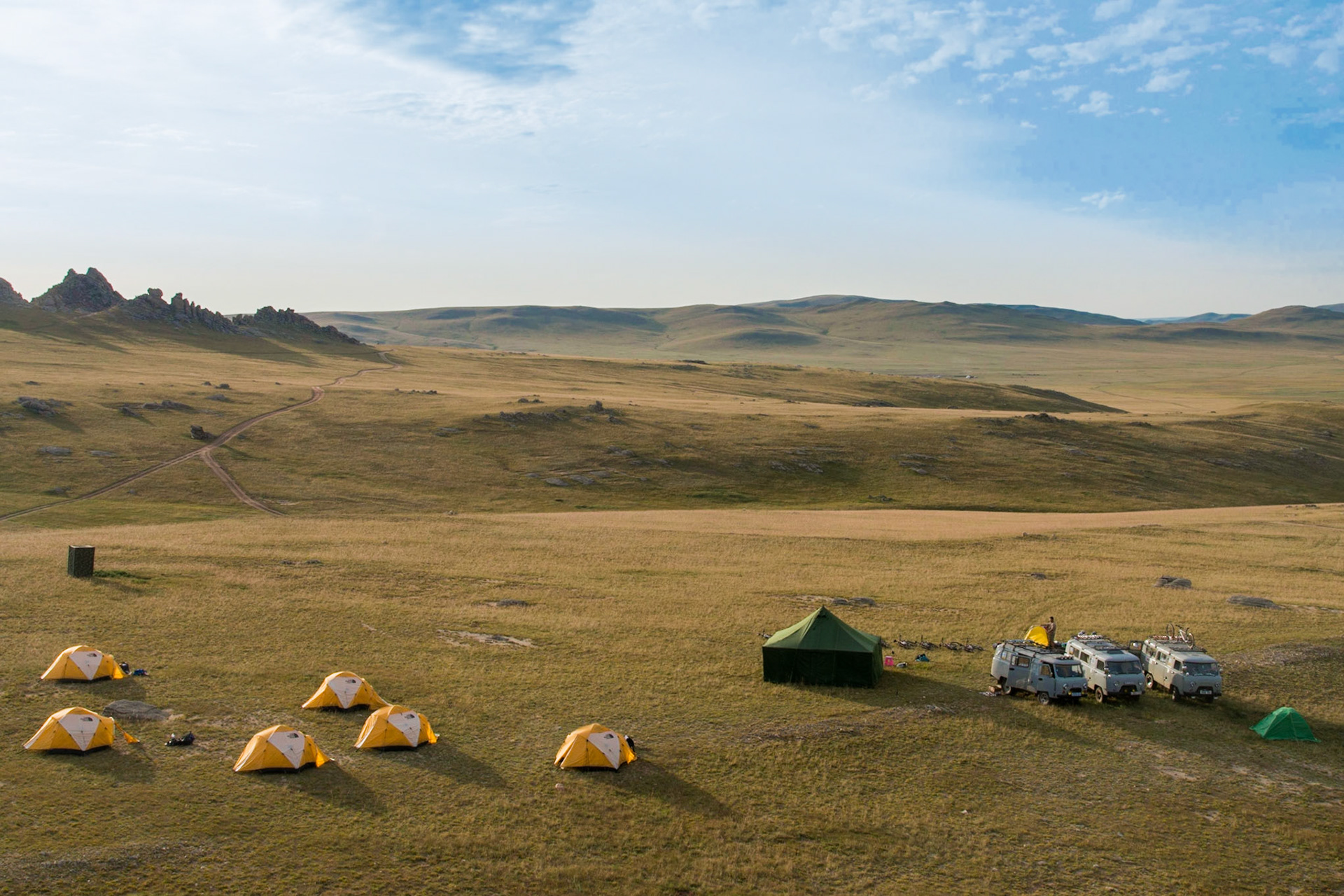 Mongolia, photos from a bicycle tour with Compass Rose Expeditions
