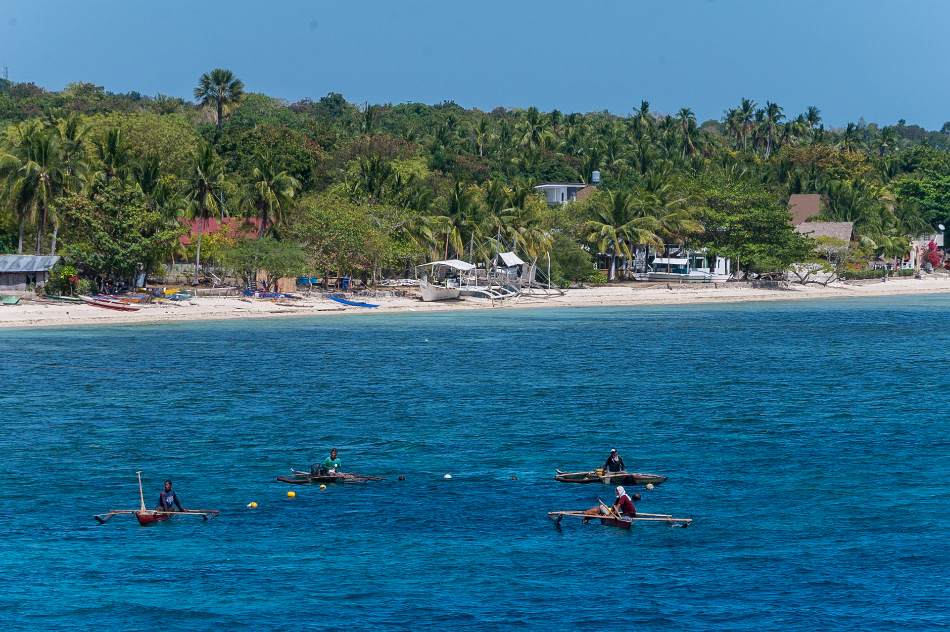 The Philippines, banca fishing boat
