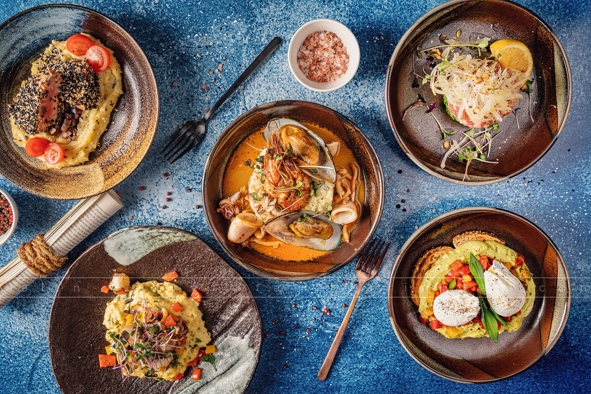 Hospitality Industry Food Menu Photography