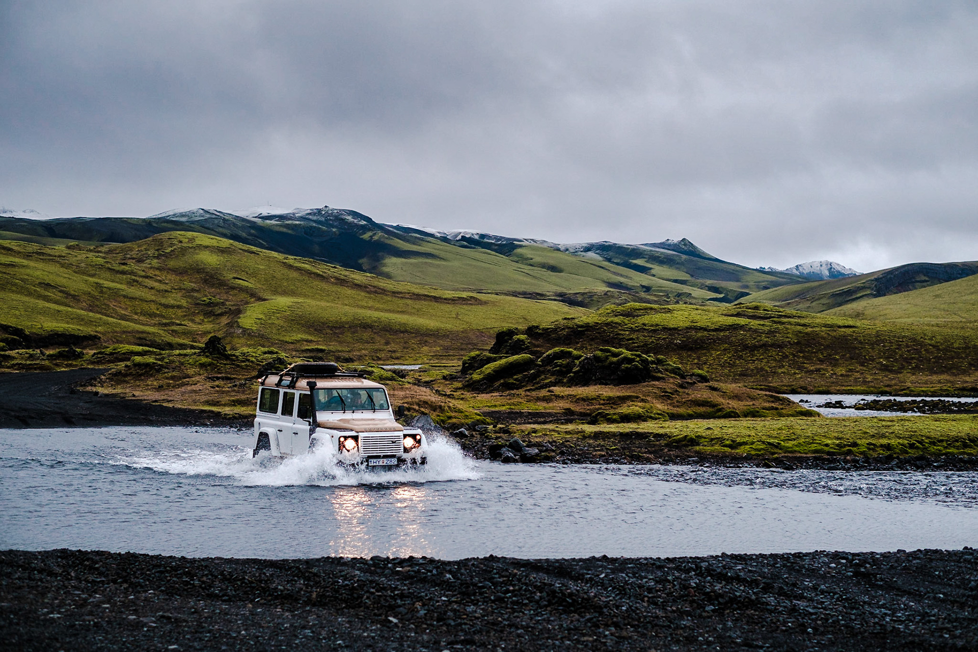 Many river crossings, Lancelot took them in his stride!