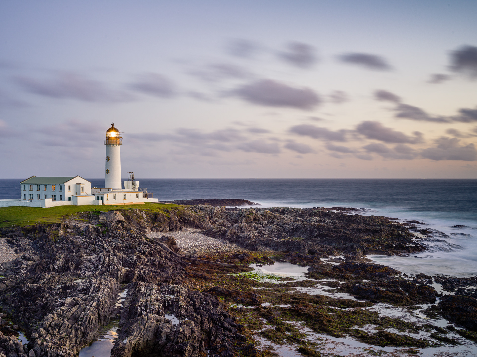 Fair Isle South Lighthouse - Shetland Islands Scotland