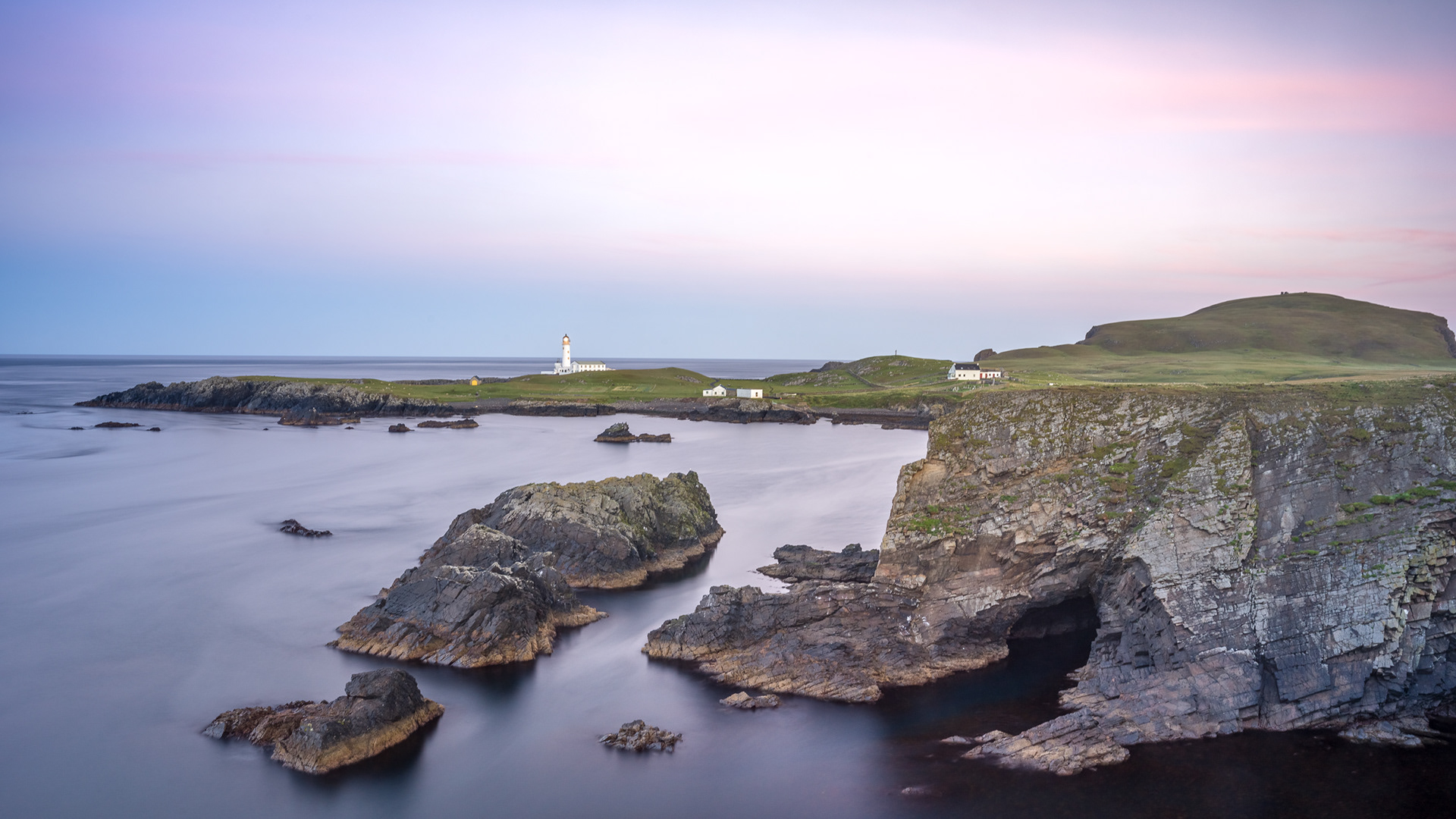 Fair Isle South Lighthouse - Shetland Islands Scotland
