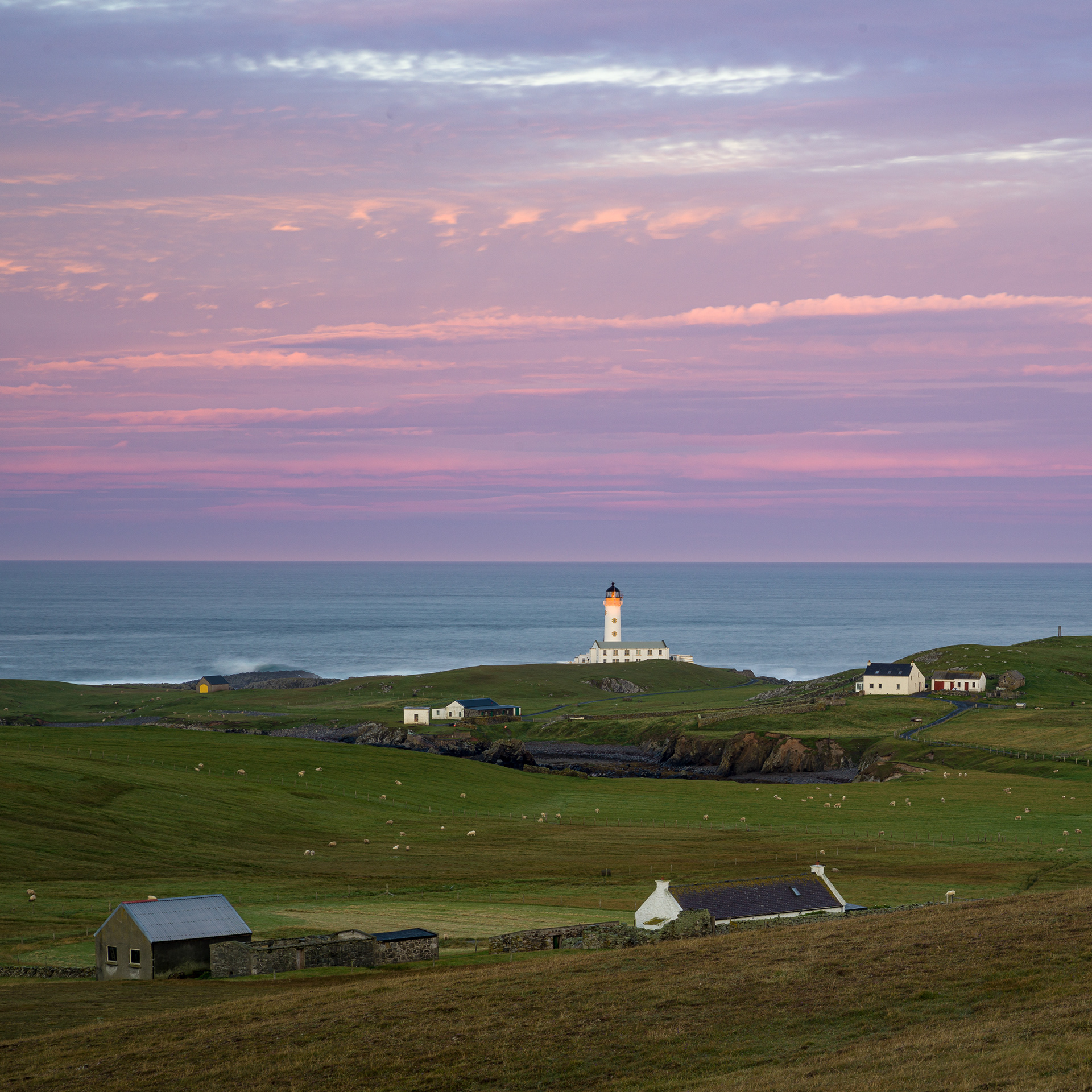 Fair Isle South Lighthouse - Shetland Islands Scotland