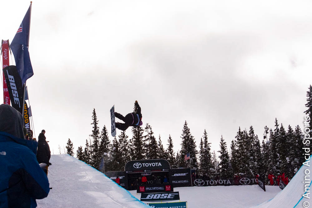 Xuetong Cai  converts her mute hit into a mute grab 720* with a tailfish grab finish!