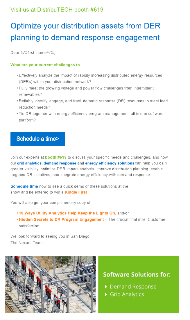 Event & Content E-Mail