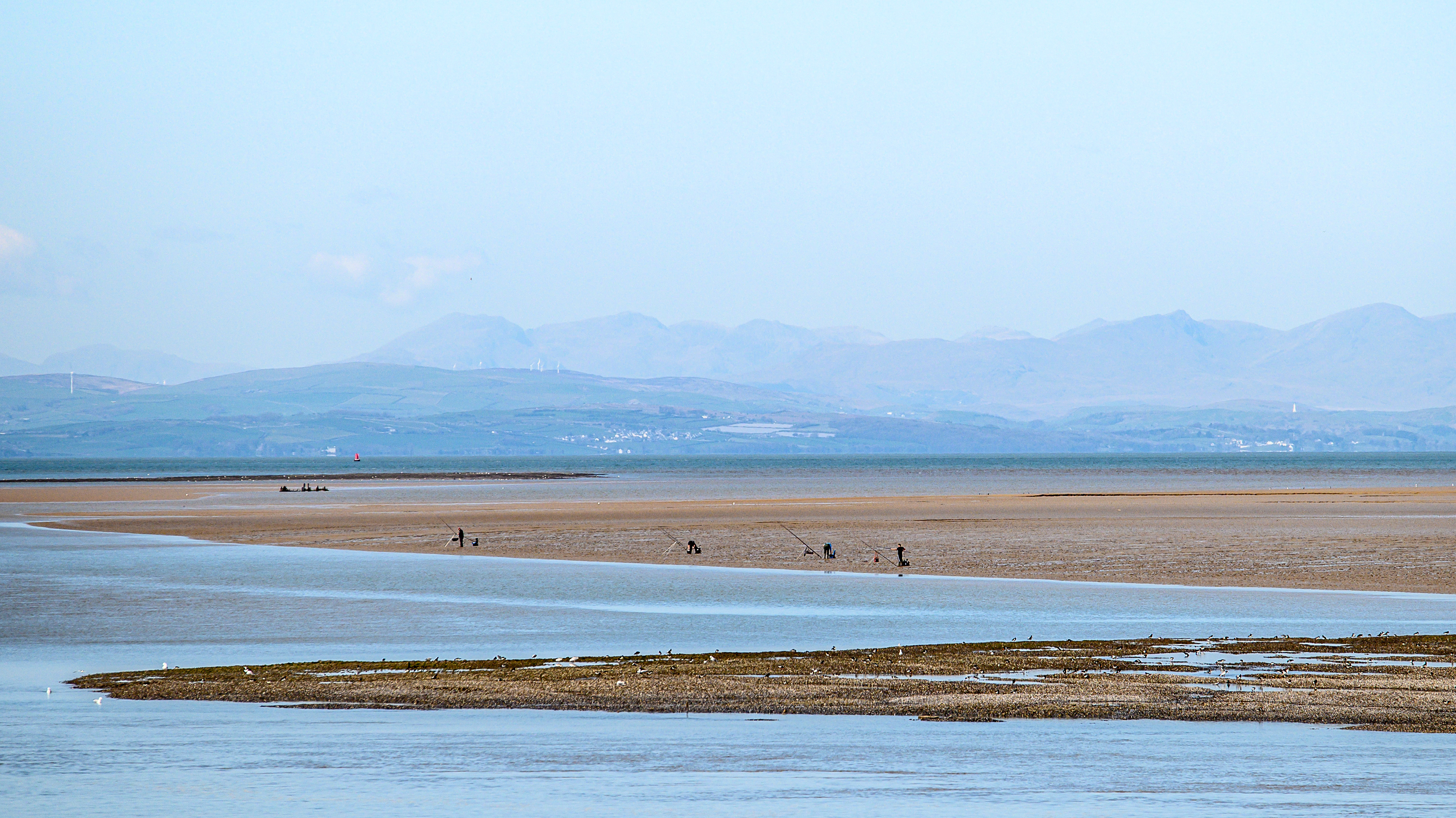 Fishermen at Low Water