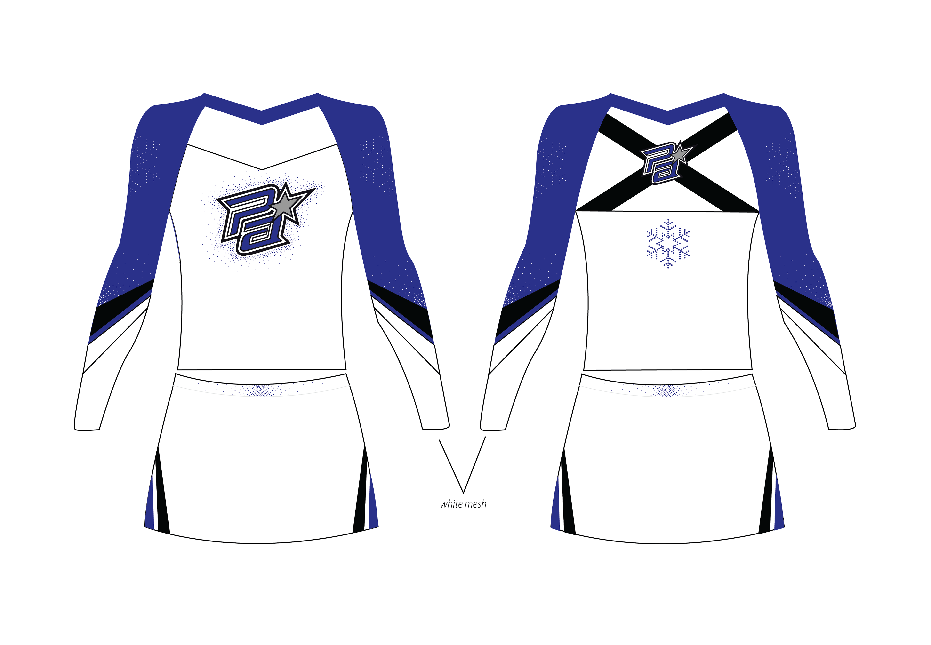 Caitie Persichilli Allstar Cheerleading Uniforms