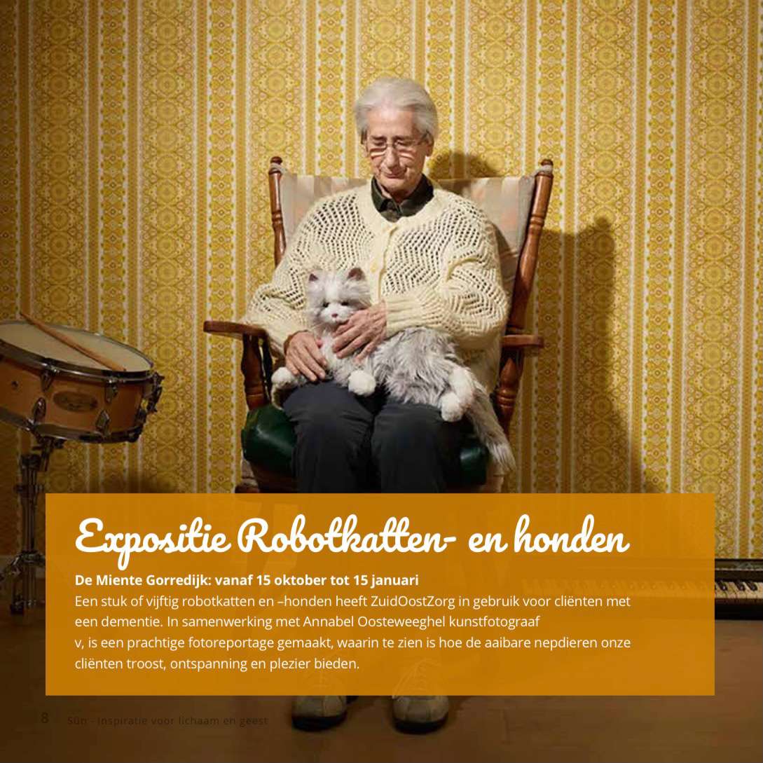 pagina over Expo Robotkatten en honden