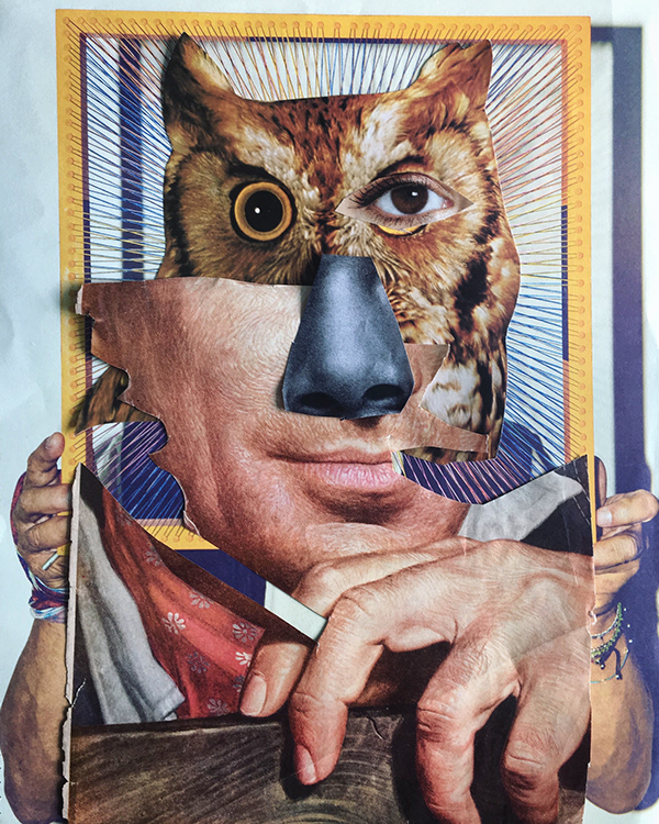 Collage art by Erwin Georgi