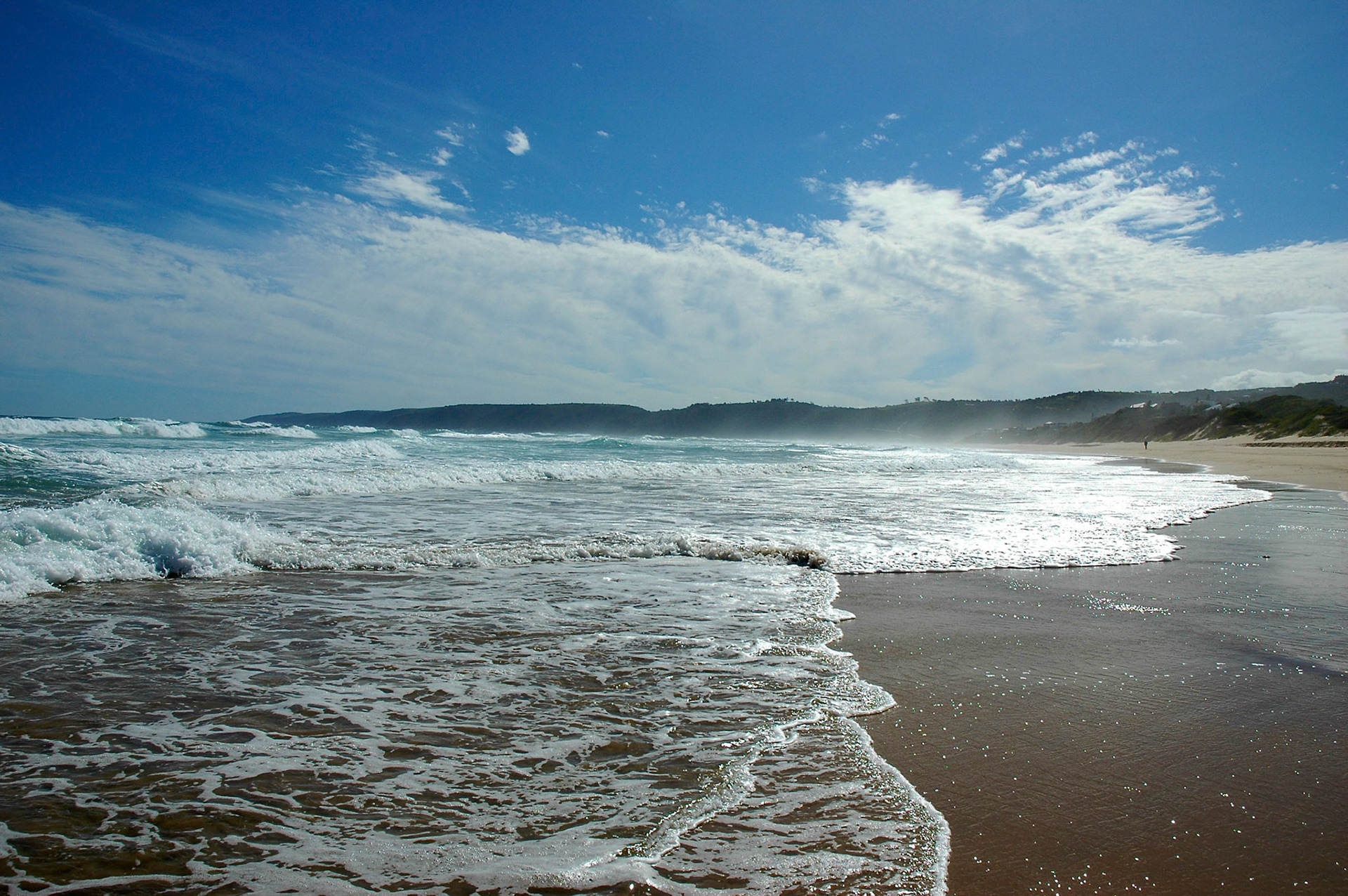 The Indian Ocean at Wilderness on the Garden Route, Western Cape, South Africa