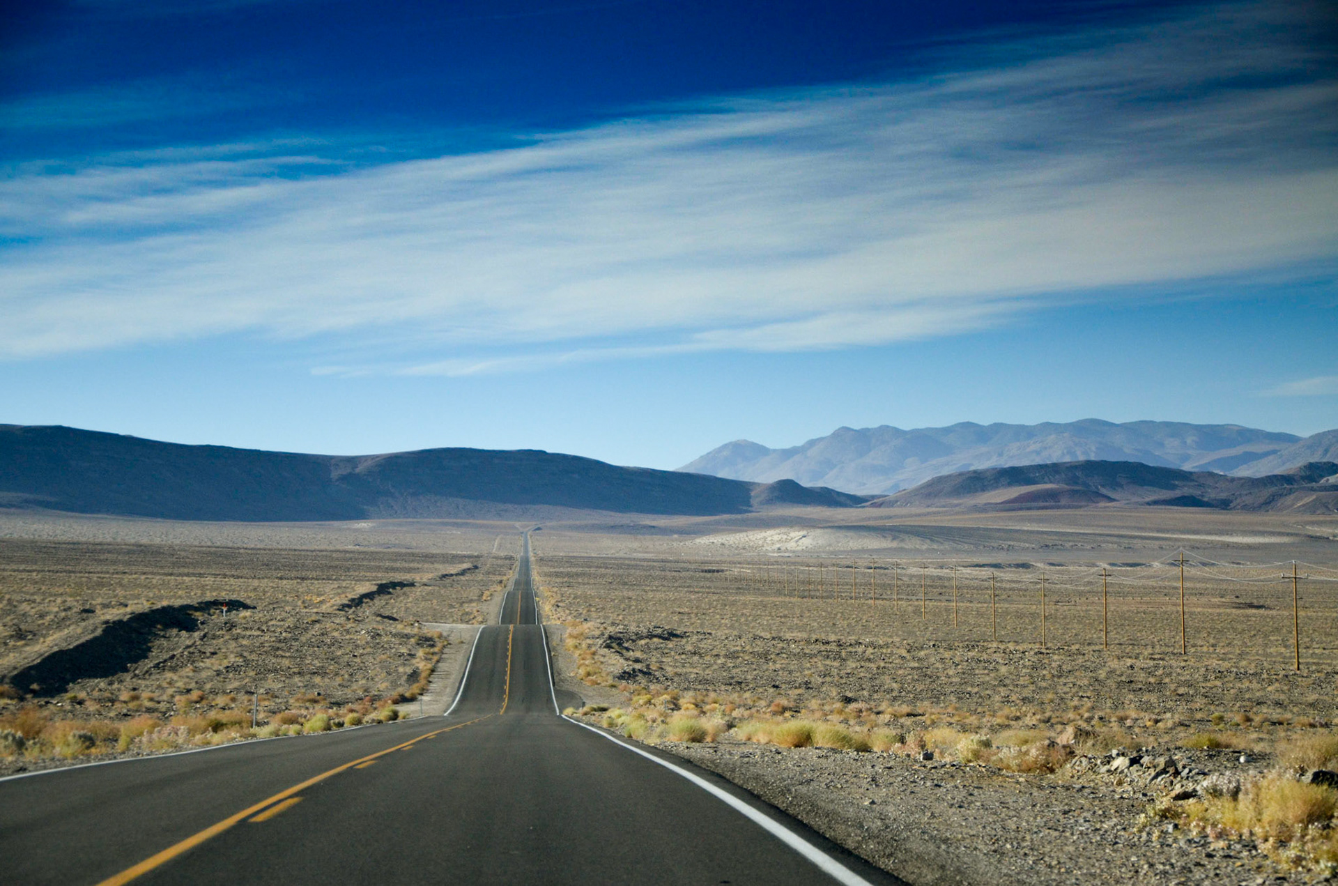 Approaching Death Valley from the west