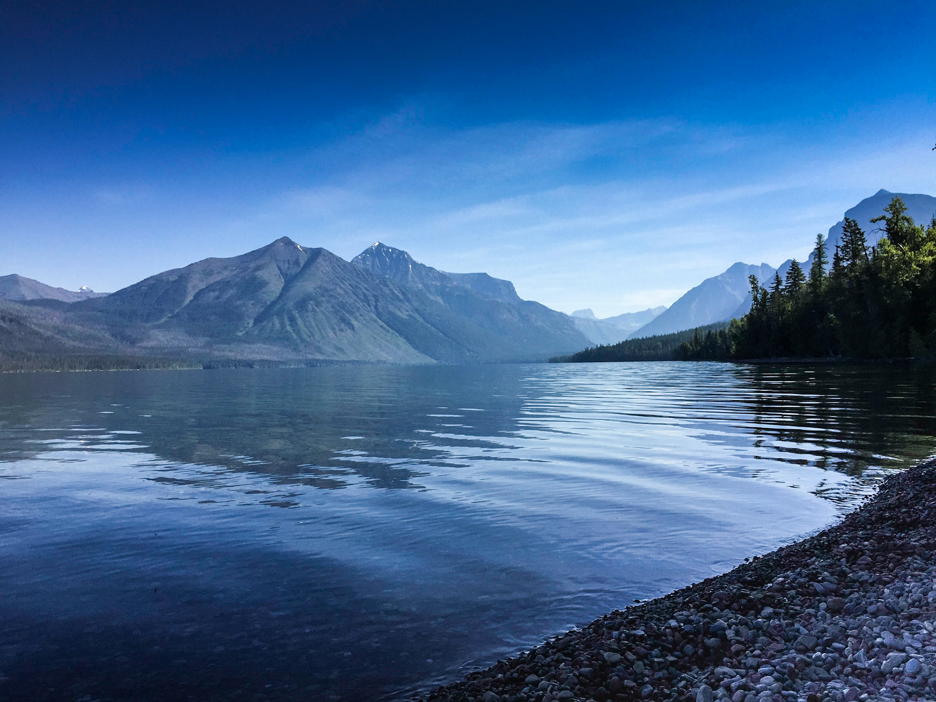 Early morning, Lake McDonald, Glacier National Park