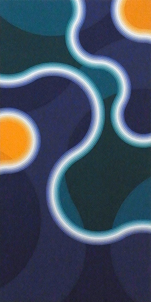 "1103-1" 2011 acrylic gouashe on canvas 60 x 30cm private collection