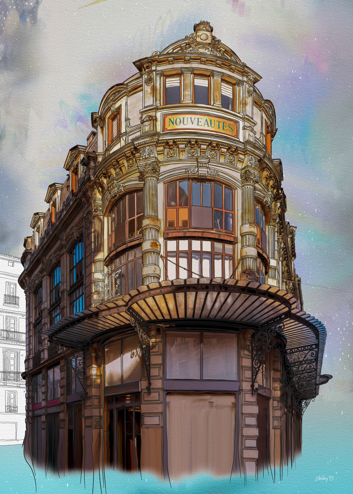 Rue d'Obilion (70x50)