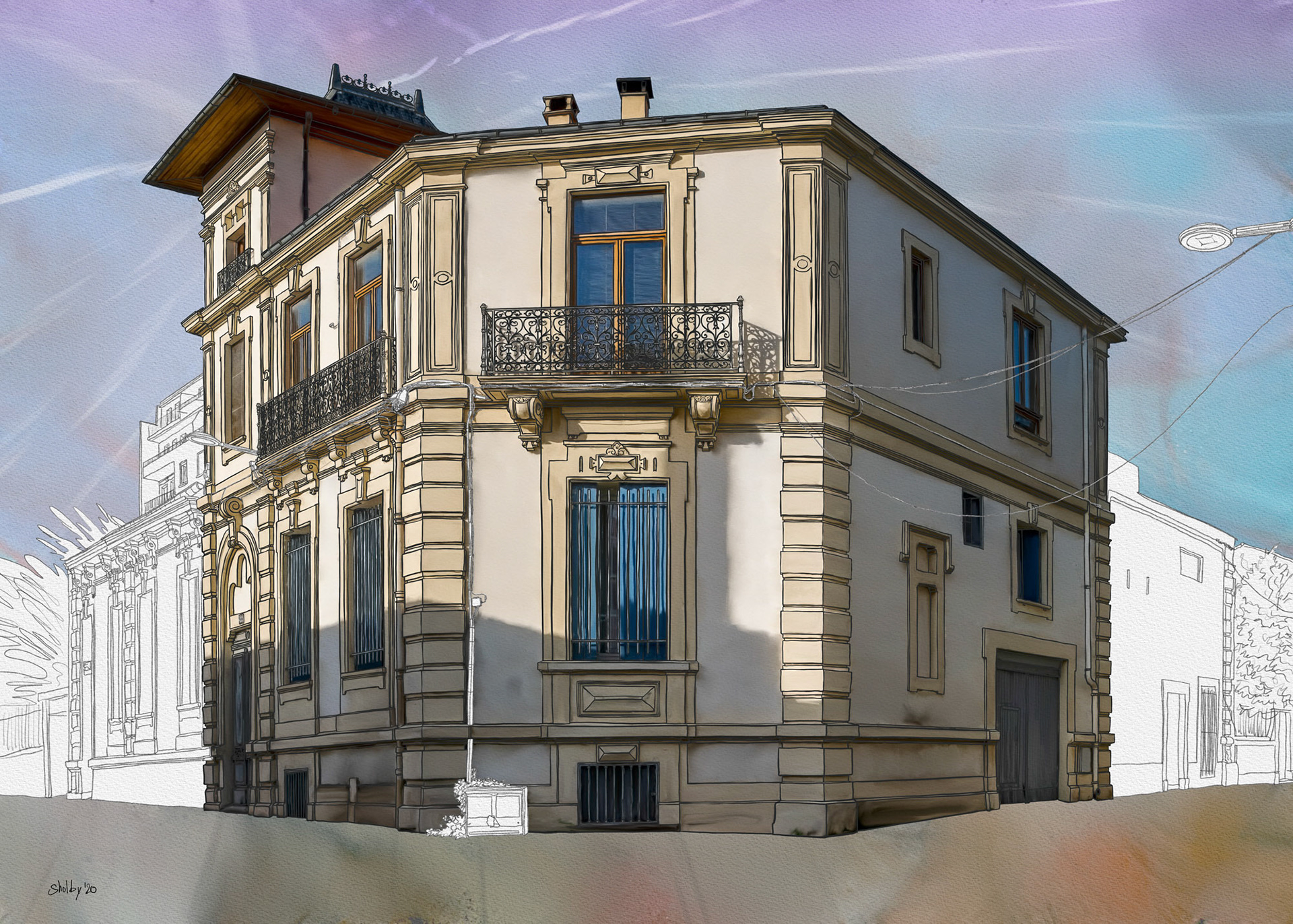 Rue Lakanal (50x70)