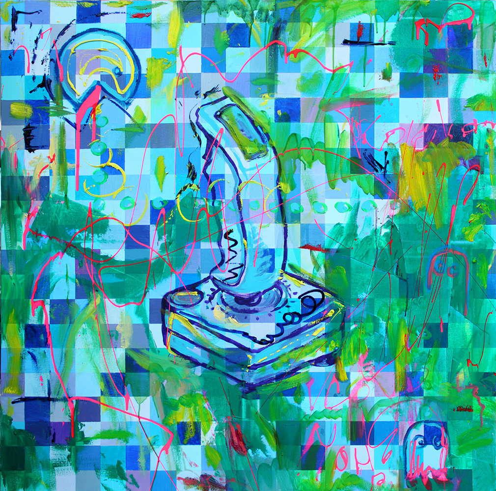 Joystick - Oil & Acrylic on Canvas