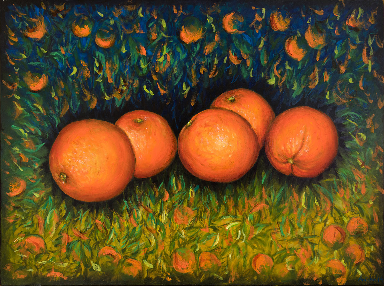 Oranges - Oil on Canvas