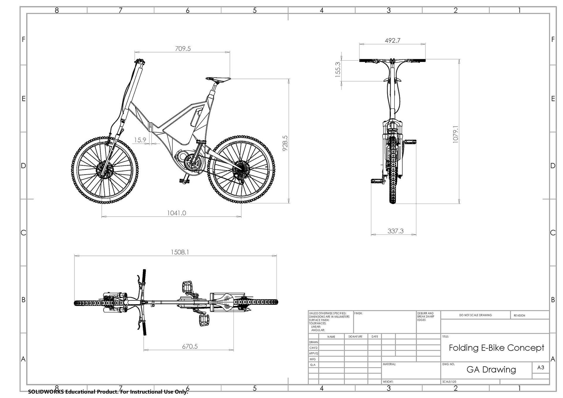 emilyjadedesign - Folding Electric Bike Concept