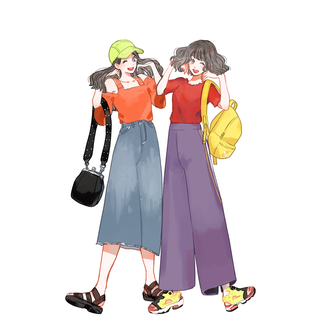 イラストレーターmeecoのポートフォリオサイト Peachy キャラクターバウンドコーデ イラストレーターmeecoのポートフォリオサイト Peachy キャラクターバウンドコーデ