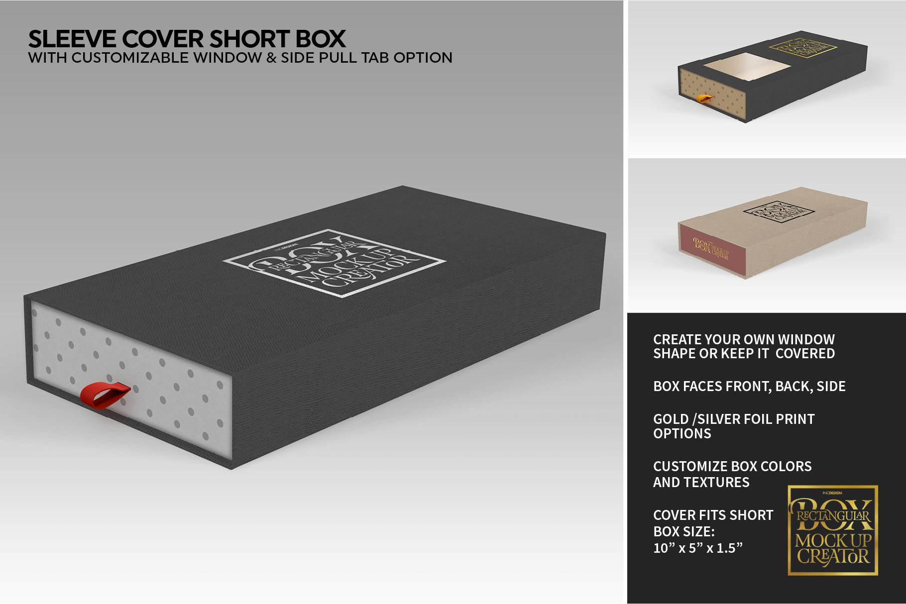 Download IN.C DESIGN STUDIO - Rectangular Box MockUp Creator