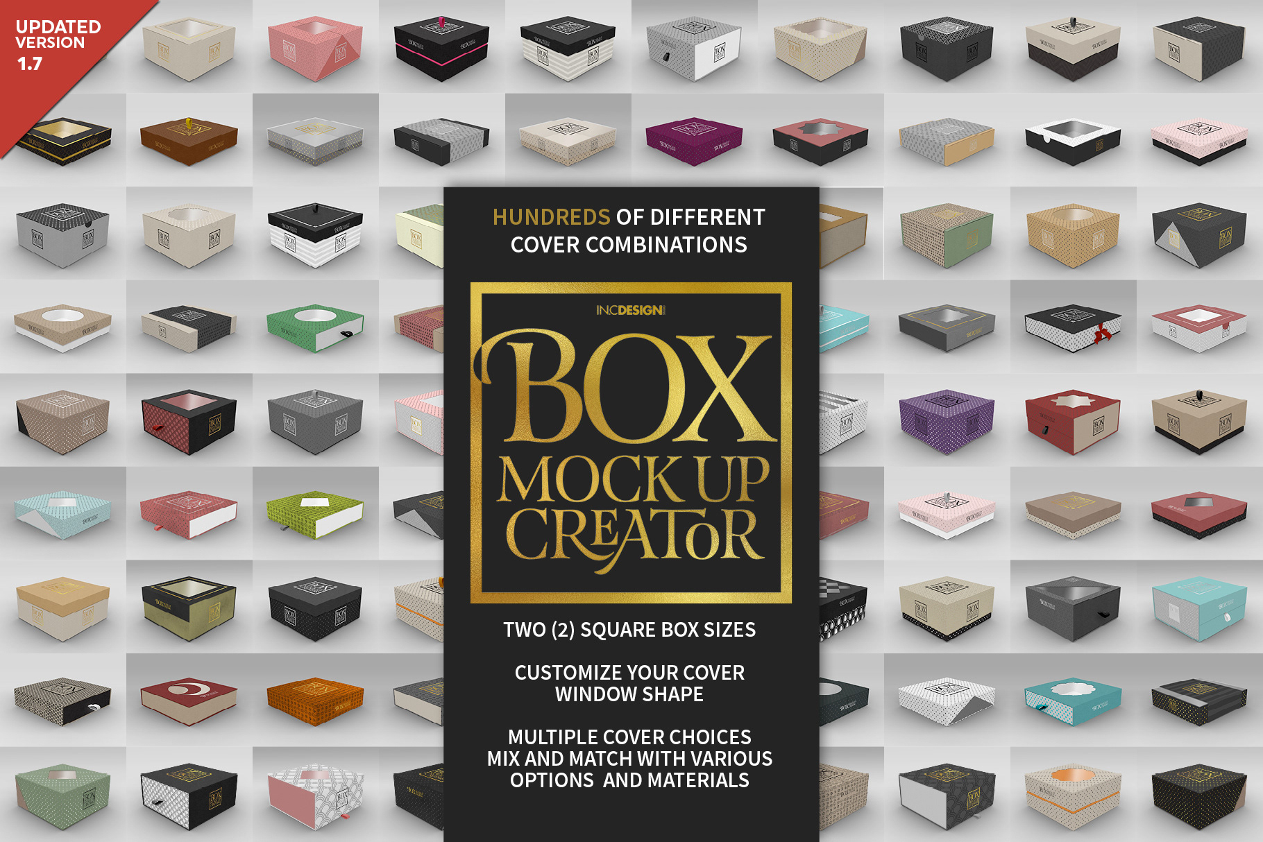 Download IN.C DESIGN STUDIO - Box Packaging Mockup Creator Square ...