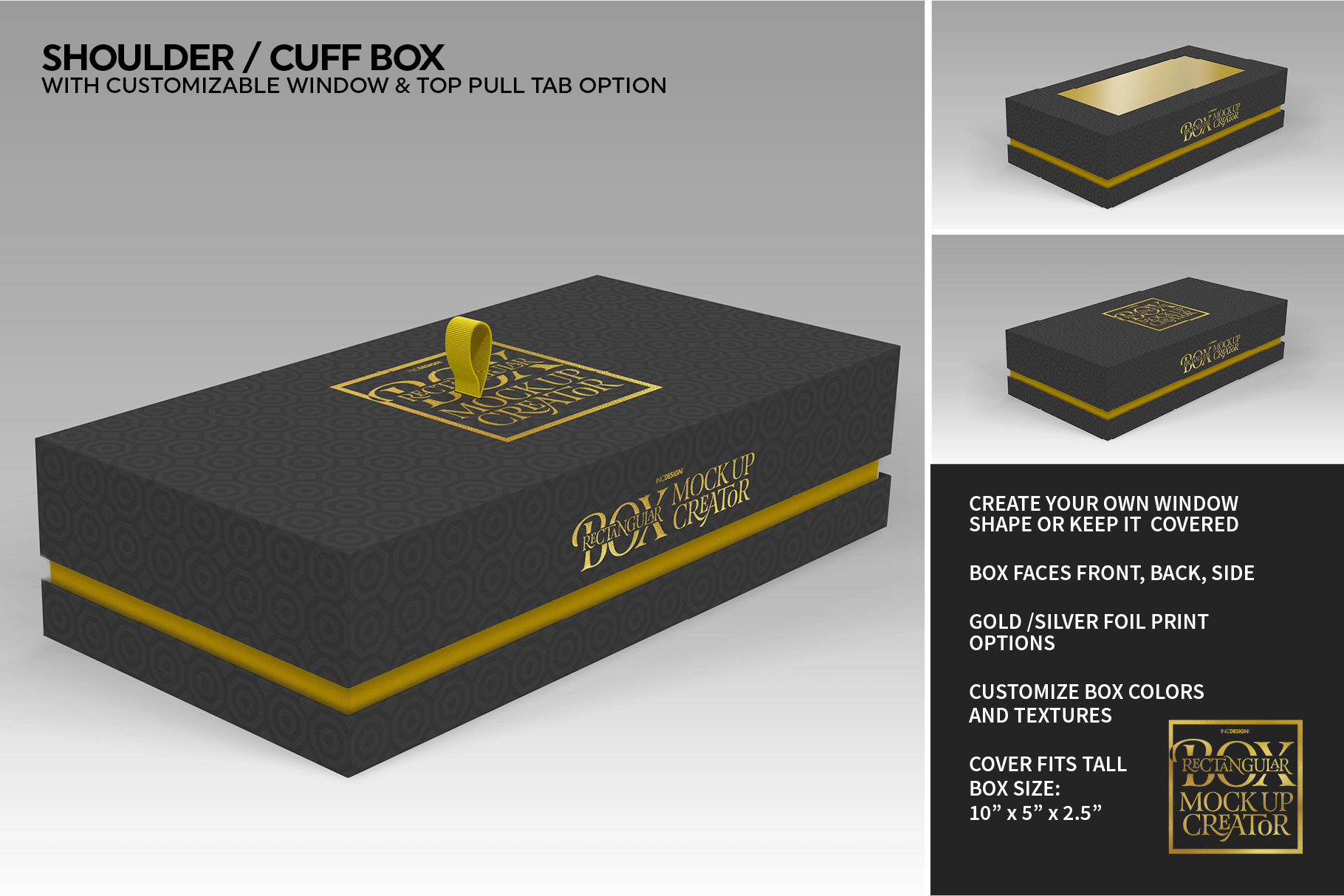 Download IN.C DESIGN STUDIO - Rectangular Box MockUp Creator