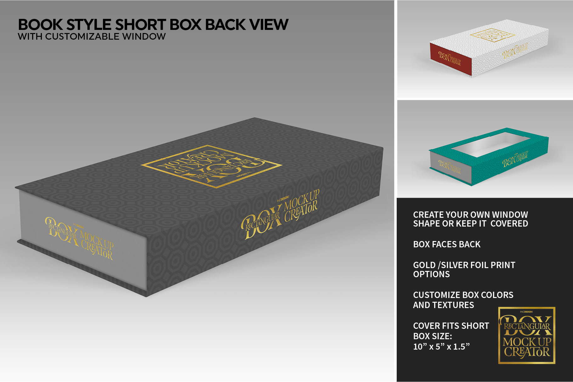 Download IN.C DESIGN STUDIO - Rectangular Box MockUp Creator