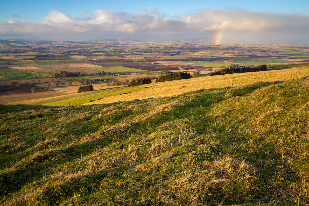 Rain over Strathmore, from Castleward