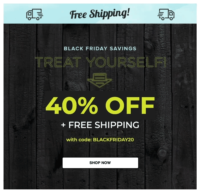 Black Friday Email Campaign