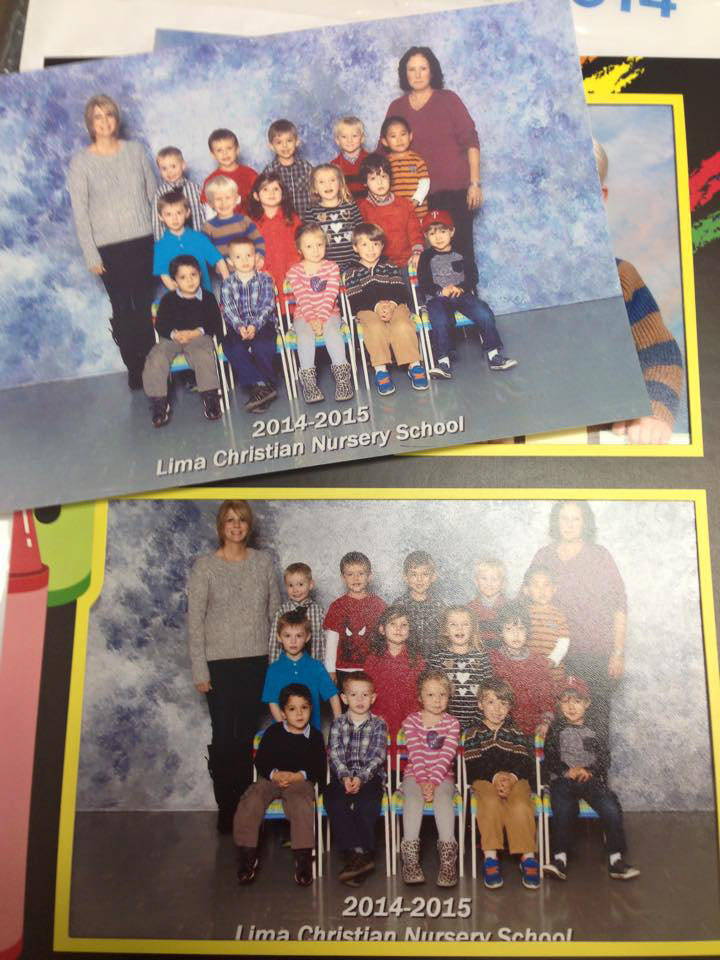 Photo Edit | School Picture | My big kid was sick that day so... I added him in.