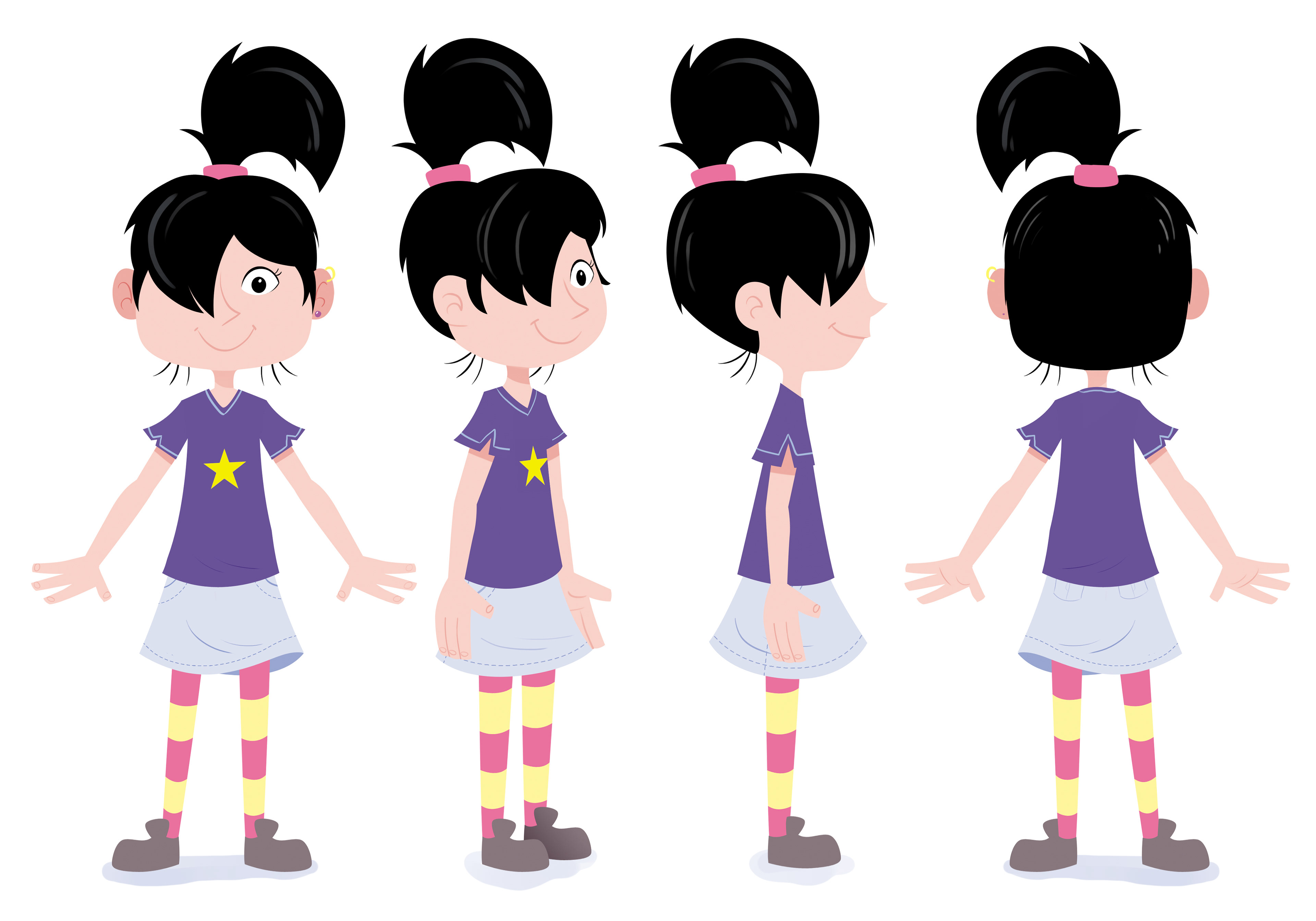 Petrina - personagem de animação para um projeto acadêmico