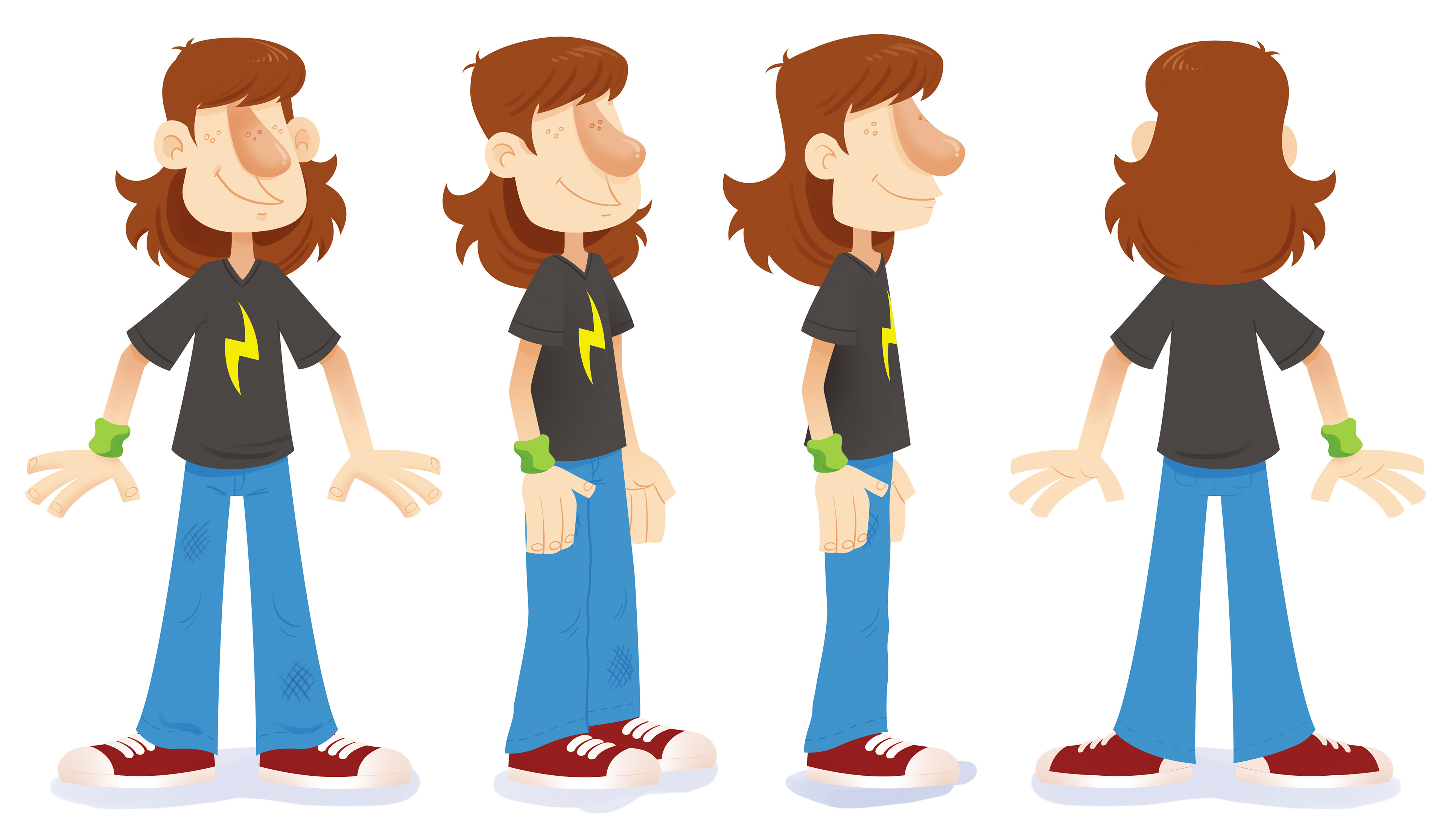 Franja - personagem de animação para um projeto acadêmico