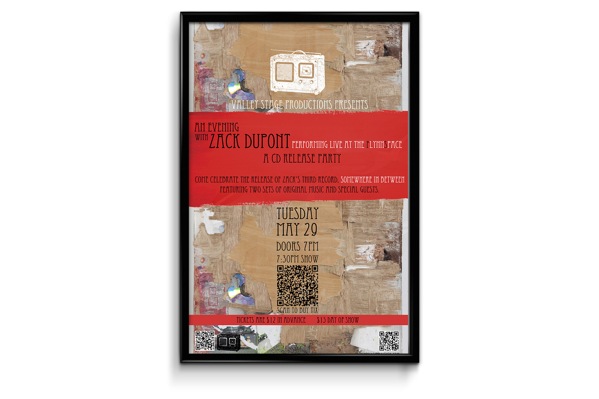 11x17 poster illustration for Zack DuPont