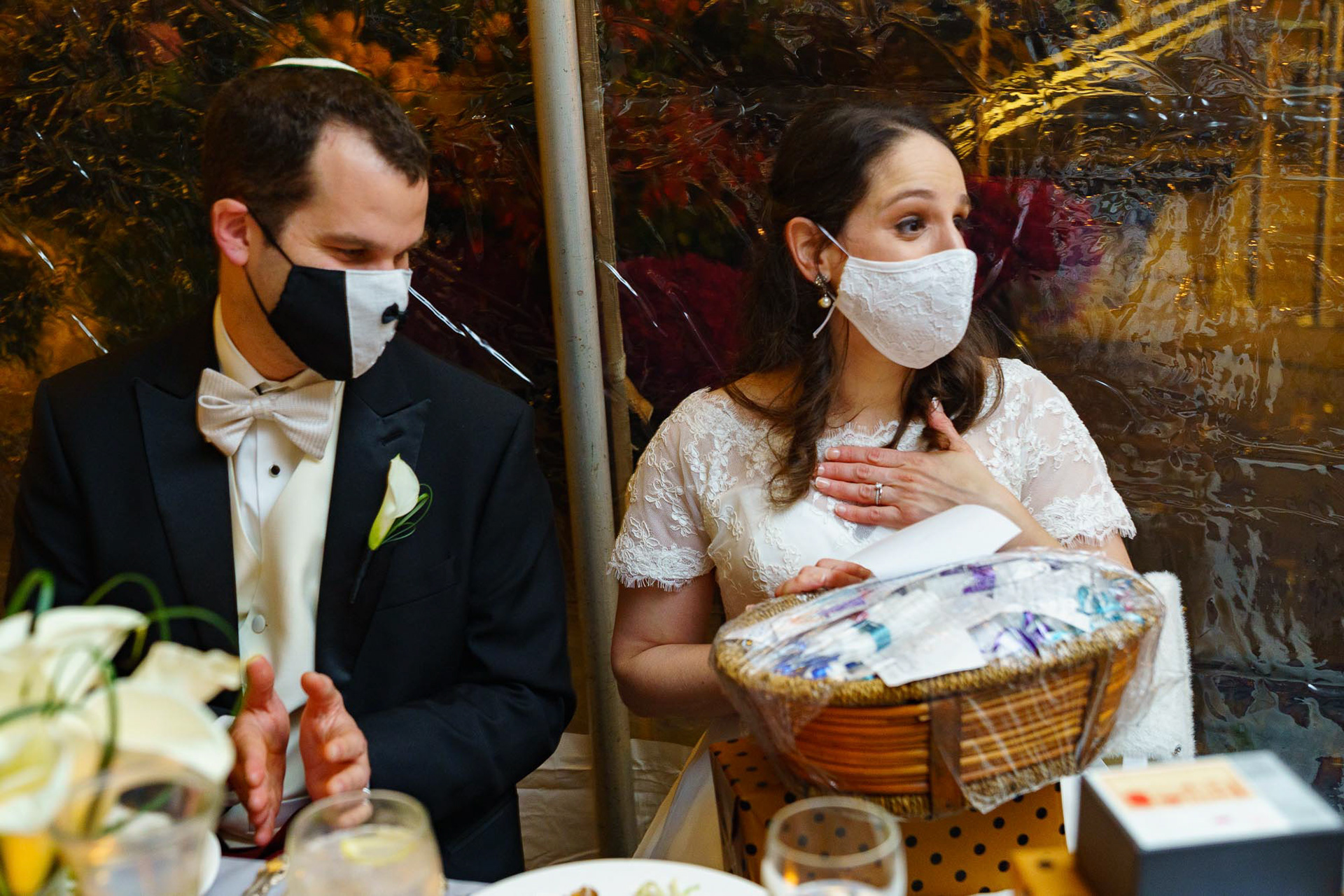 Shoshana and Dani wed at Brookside Gardens in Wheaton, MD on Sunday, November 1, 2020.