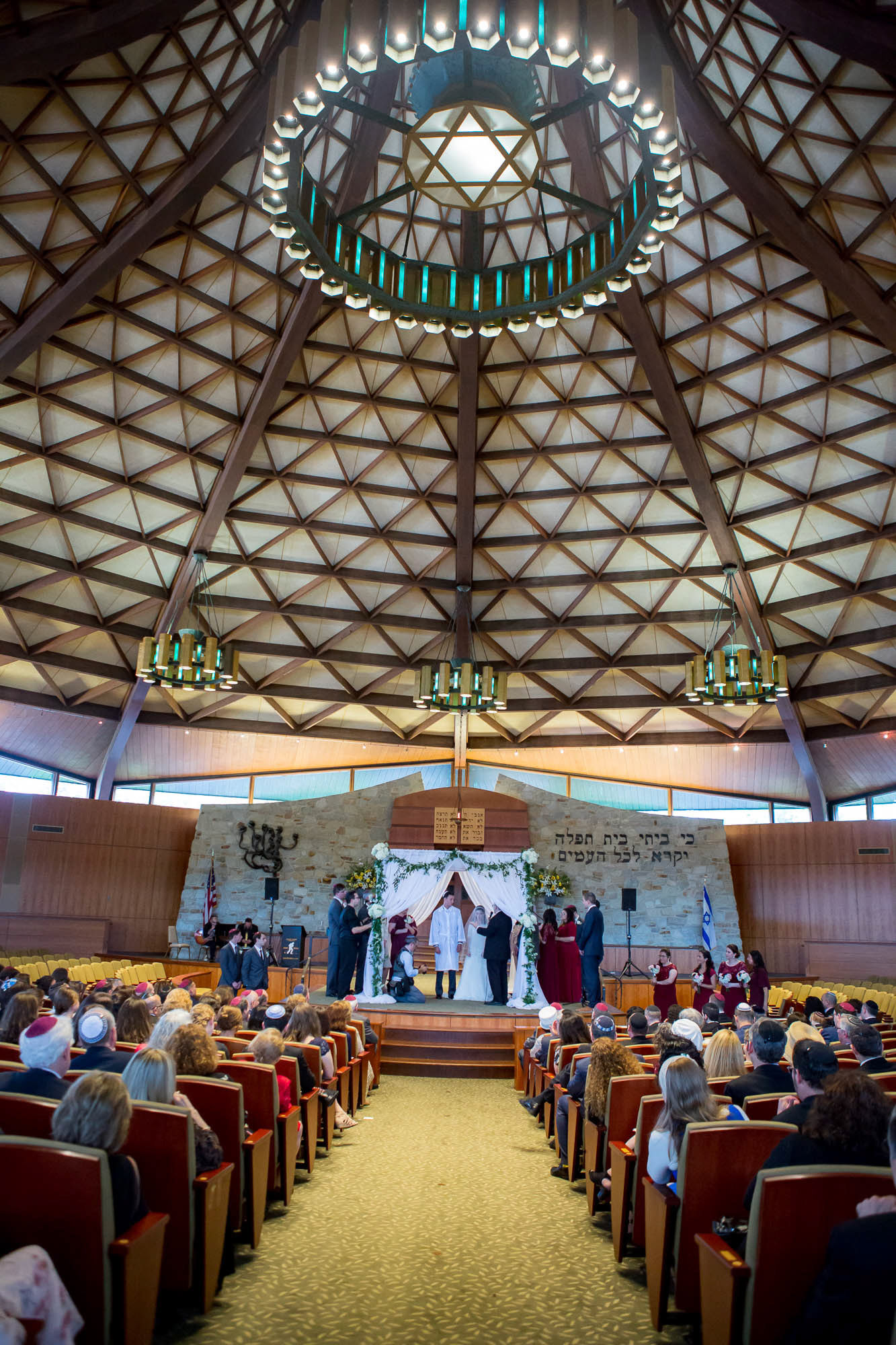 Arienne and Avi wed at Beth Tfiloh on Sunday, June10, 2018.