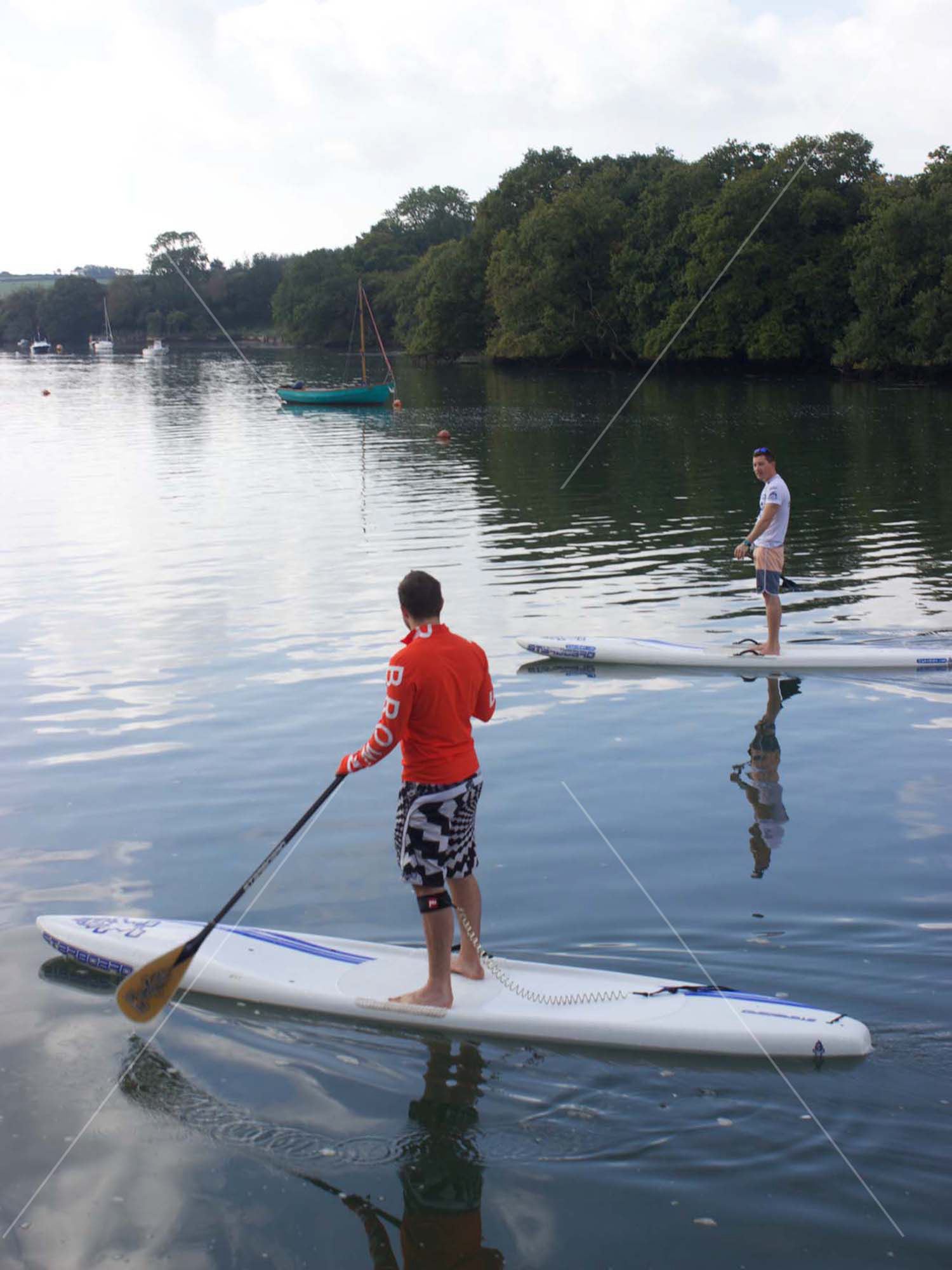 Photos of South Devon paddleboarding