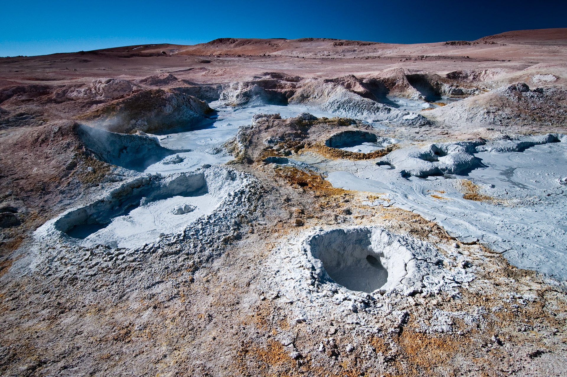 Geysers at Sol de Manana (Bolivia)
